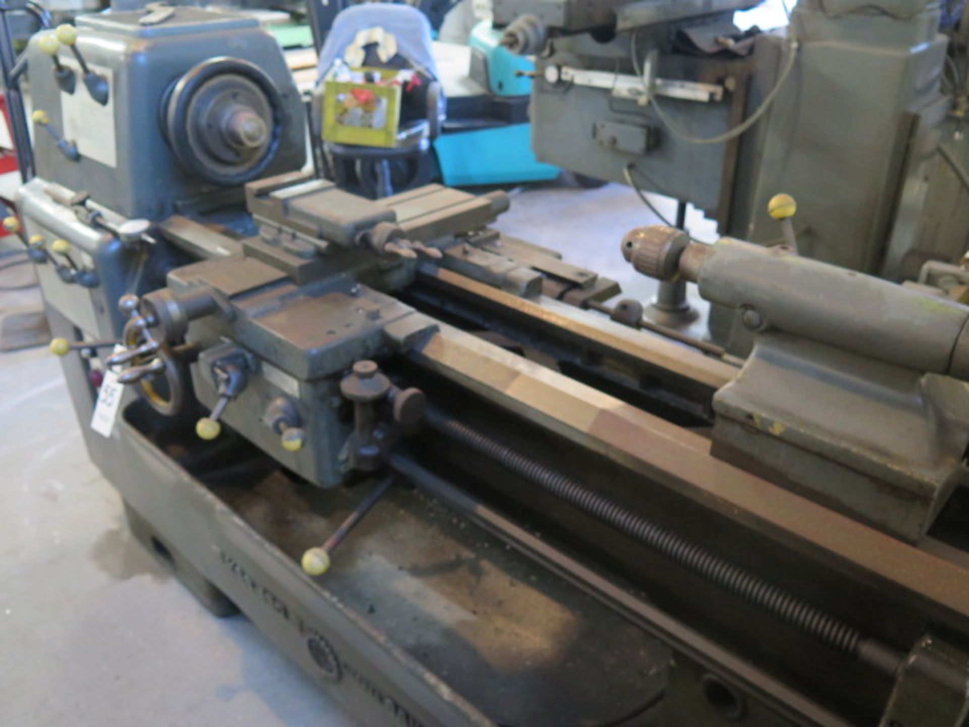 Saimp mdl. KSS180 14” x 42” Geared Head Gap Bed Lathe s/n 1598 w/ 45-1500 RPM, Inch/mm Threading, - Image 2 of 10