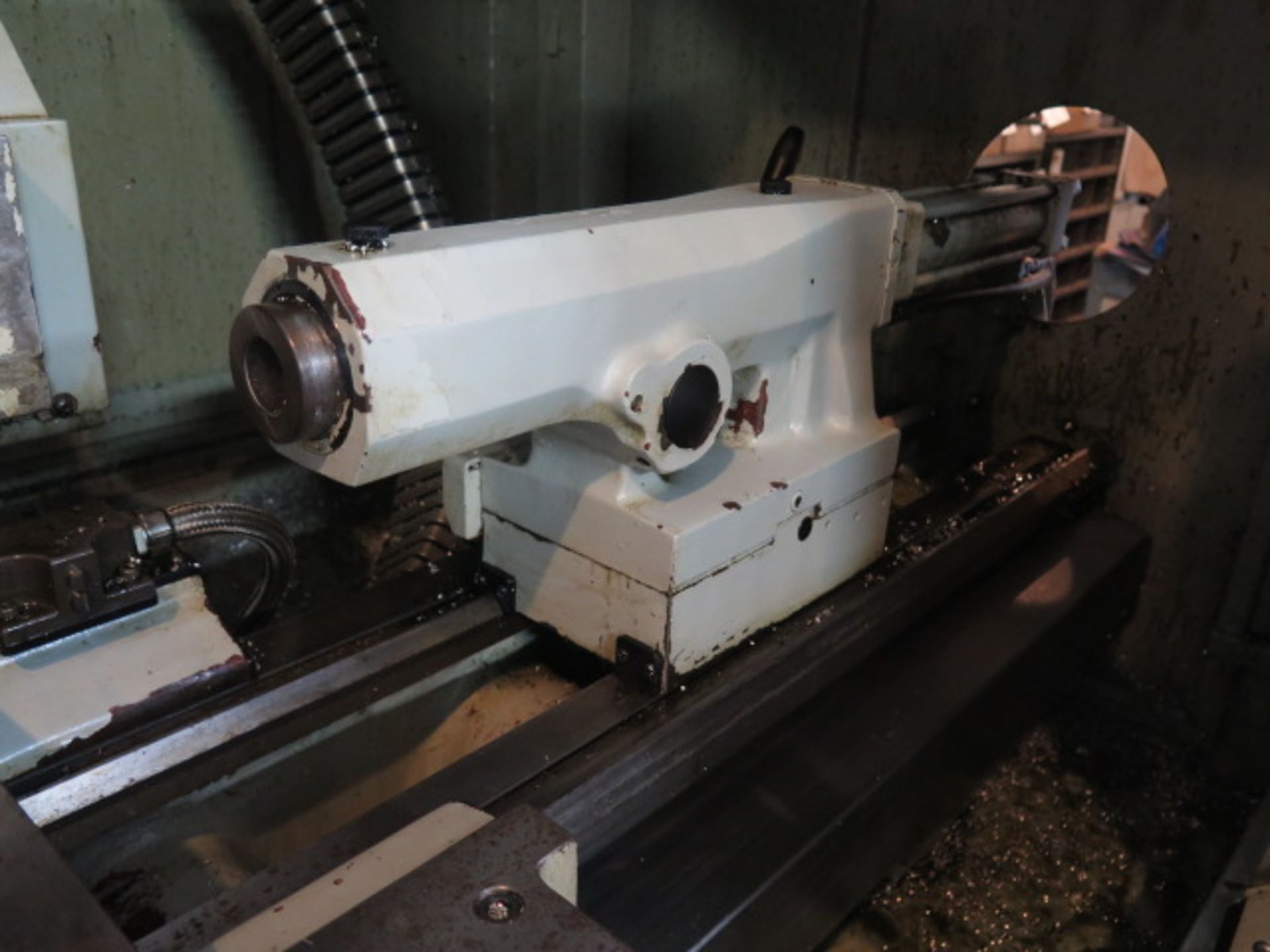 2007 Acra FEL-1640 ENC 16” x 40” CNC Gap Bed Lathe s/n 16407031577B w/ Fanuc Series 0i MATE-TB - Image 9 of 11