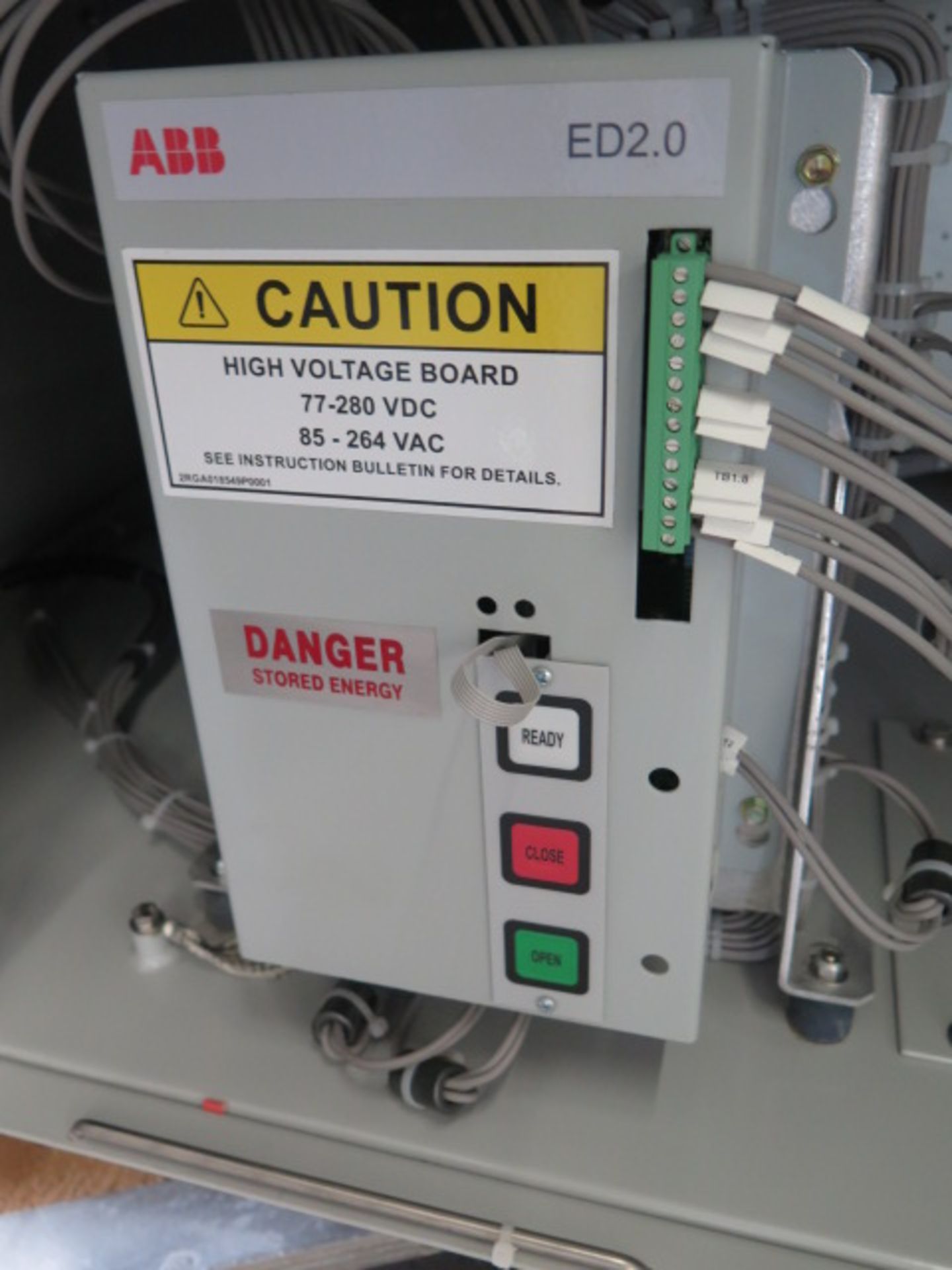 2016 ABB Type R-MAG Vacuum Circuit Breaker SO MB30160ZZMH5KBL421 w/ 38.0kV Max Voltage, 1200 Amp - Image 8 of 12