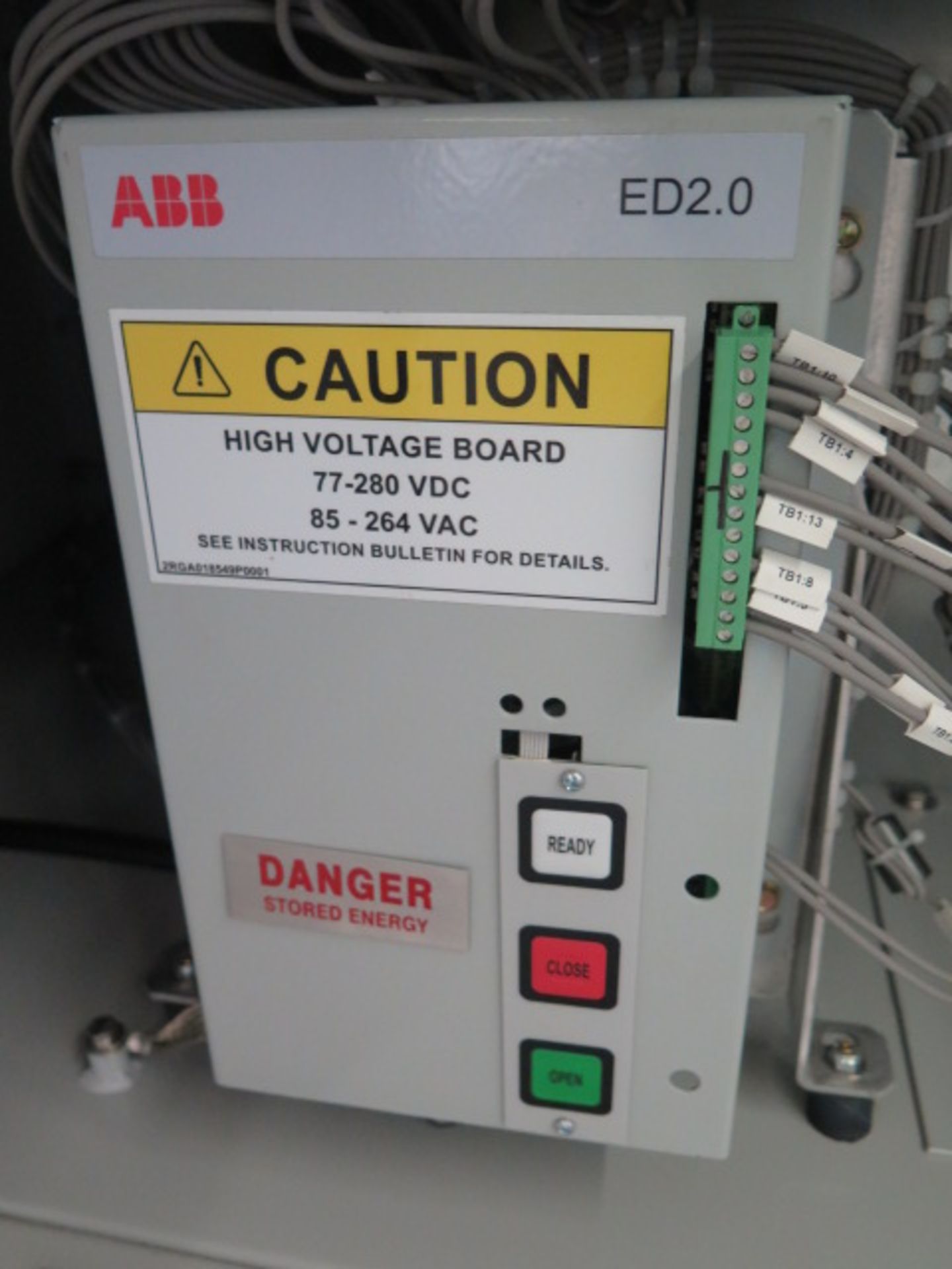 2016 ABB Type R-MAG Vacuum Circuit Breaker SO MB30160ZZMH5KBL421 w/ 38.0kV Max Voltage, 1200 Amp - Image 7 of 14