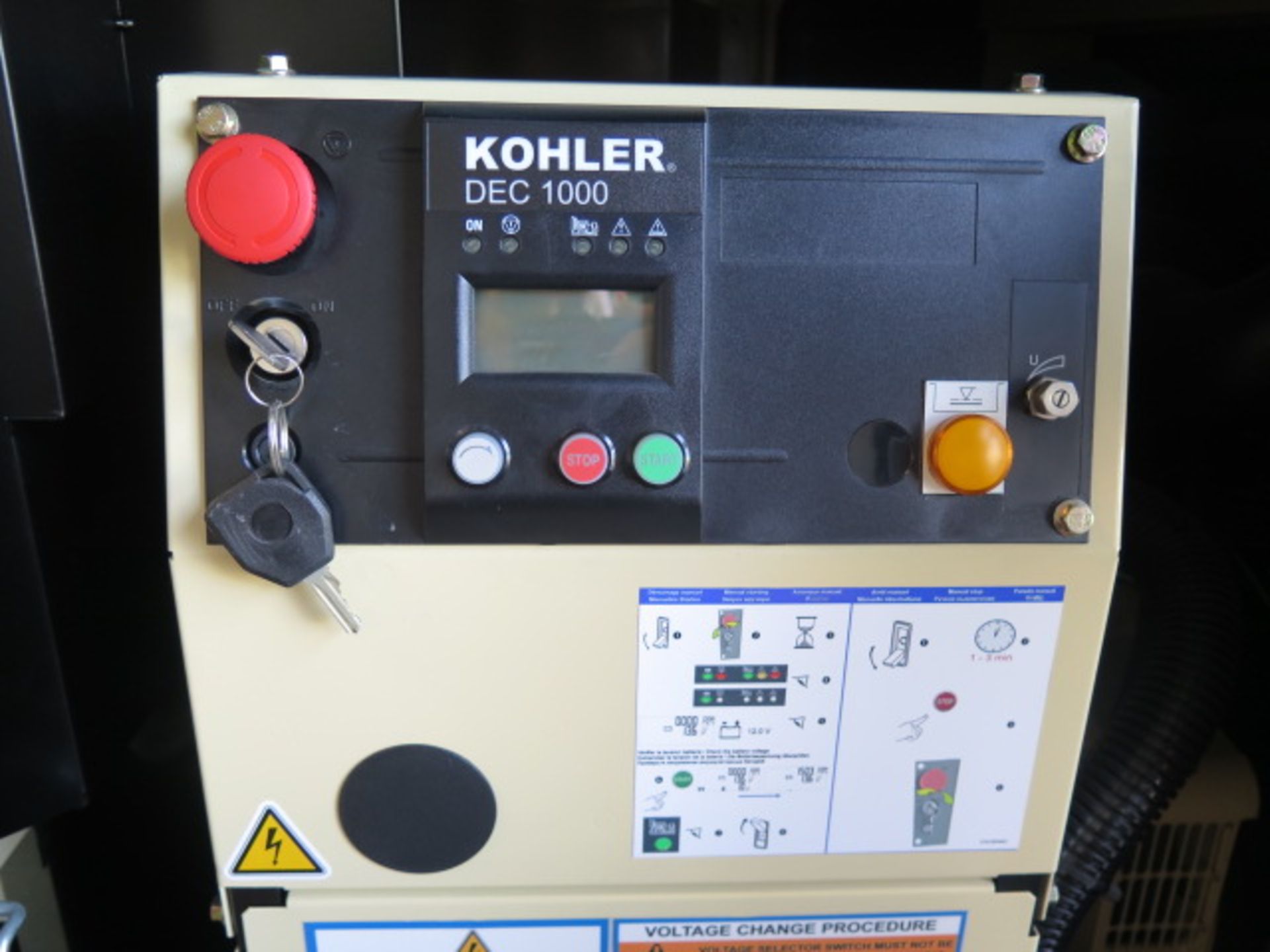 2010 Kohler Power Systems Type 20REO21 26kVA Diesel Generator w/ Kohler DEC 1000 Control System, - Image 8 of 15