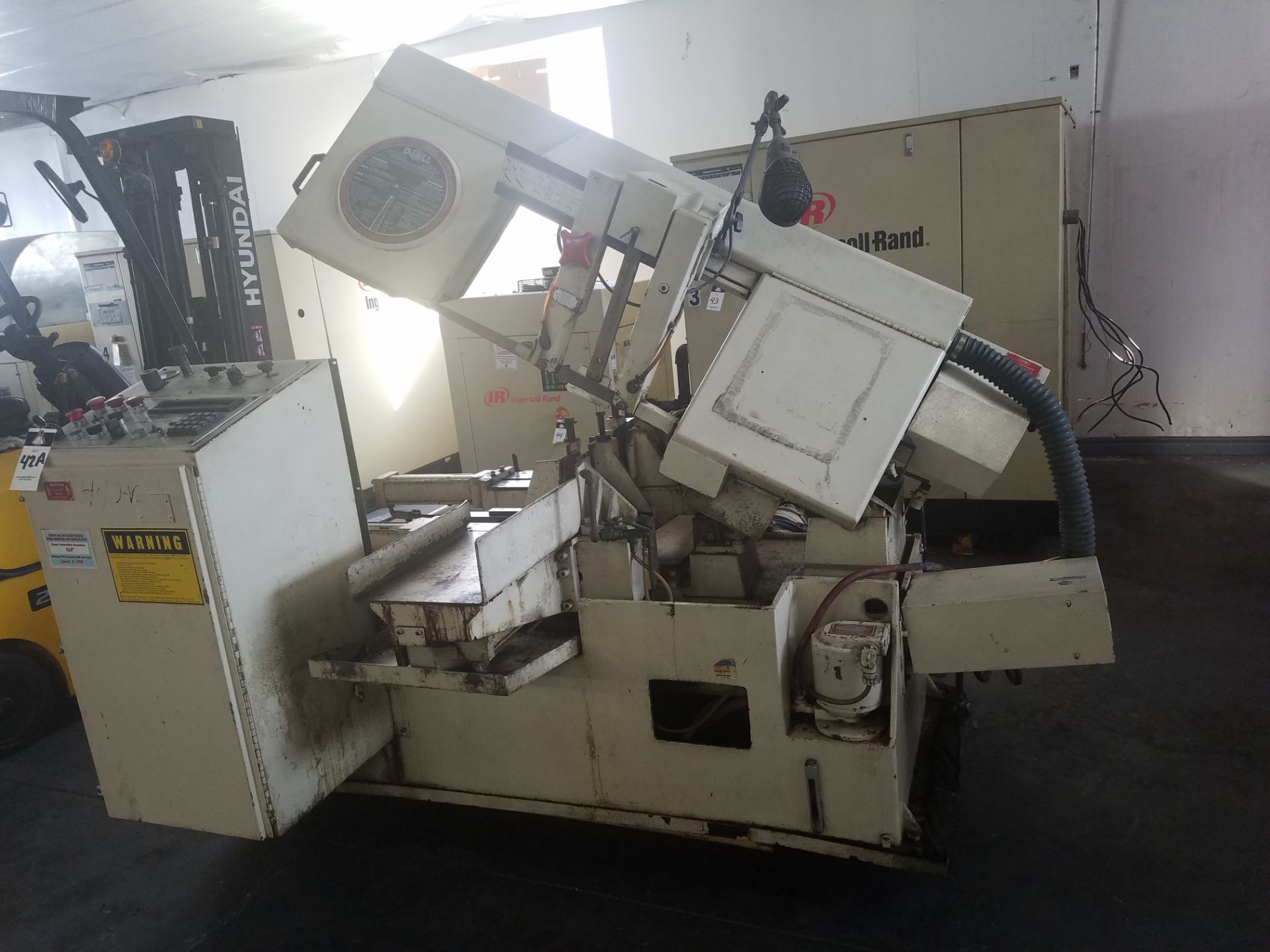 DoAll Horizontal Automatic Power Band Saw Mod. C-260NC Hydraulic, 138" Band Length Chip Auger. - Image 2 of 9