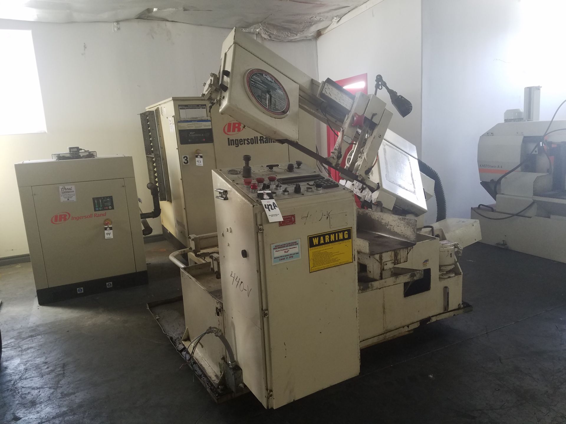 DoAll Horizontal Automatic Power Band Saw Mod. C-260NC Hydraulic, 138" Band Length Chip Auger. - Image 3 of 9