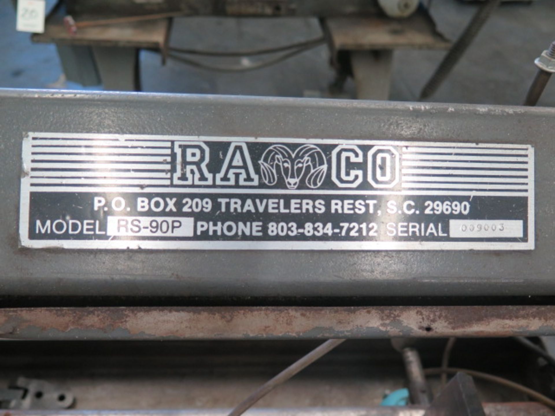 Ramco mdl. RS-90P 9” Horizontal Band Saw s/n 009003 - Image 4 of 6