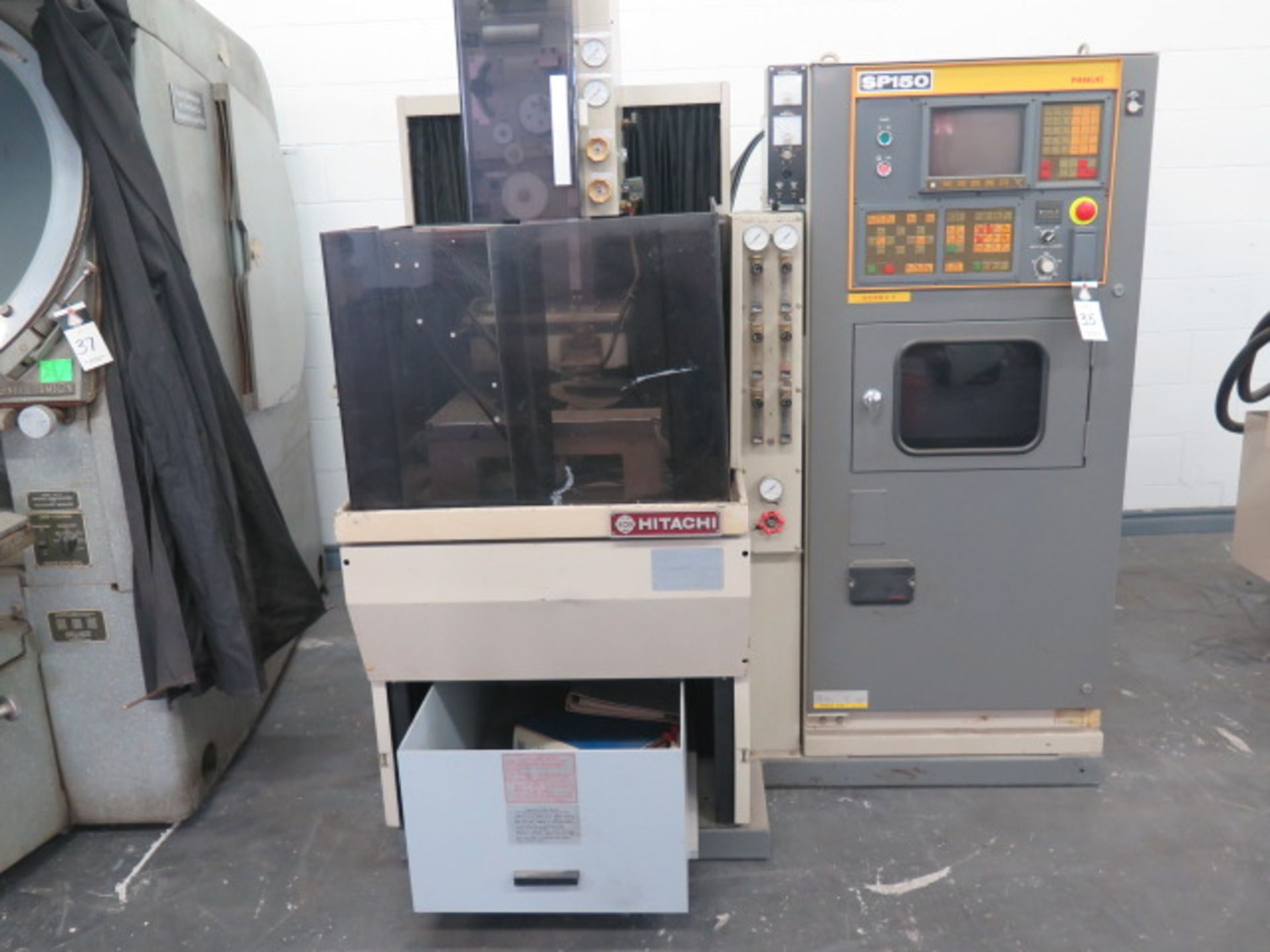 Hitachi H-CUT203M CNC Wire EDM Machine s/n D310739001 w/ Fanuc System HF Controls, 10” x 14” Work