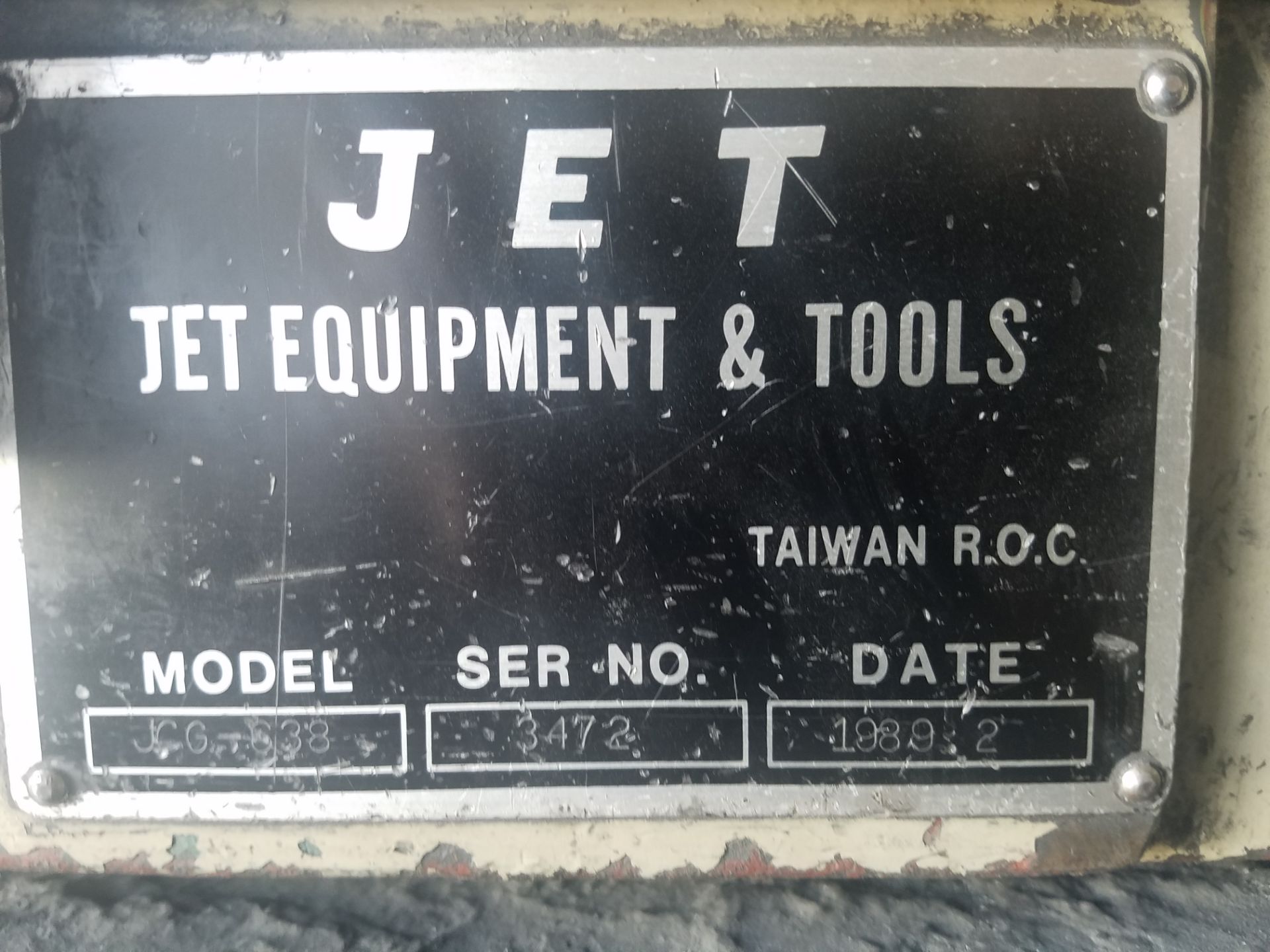 1989 Jet Mod, JCG-638 Cutter & Tool Grinder 37"x5 1/2" Bed, 2 Spindle Head - Image 7 of 7