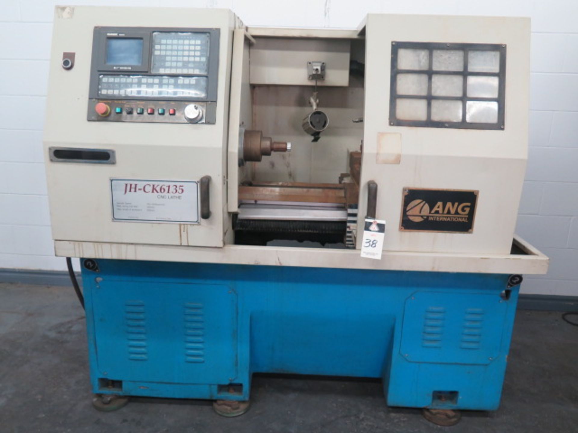 2007 ANG mdl. JH-CK6135 CNC Lathe s/n 3123 w/ GSK 980TD Controls, 4-Station Auto-Indexable Tool