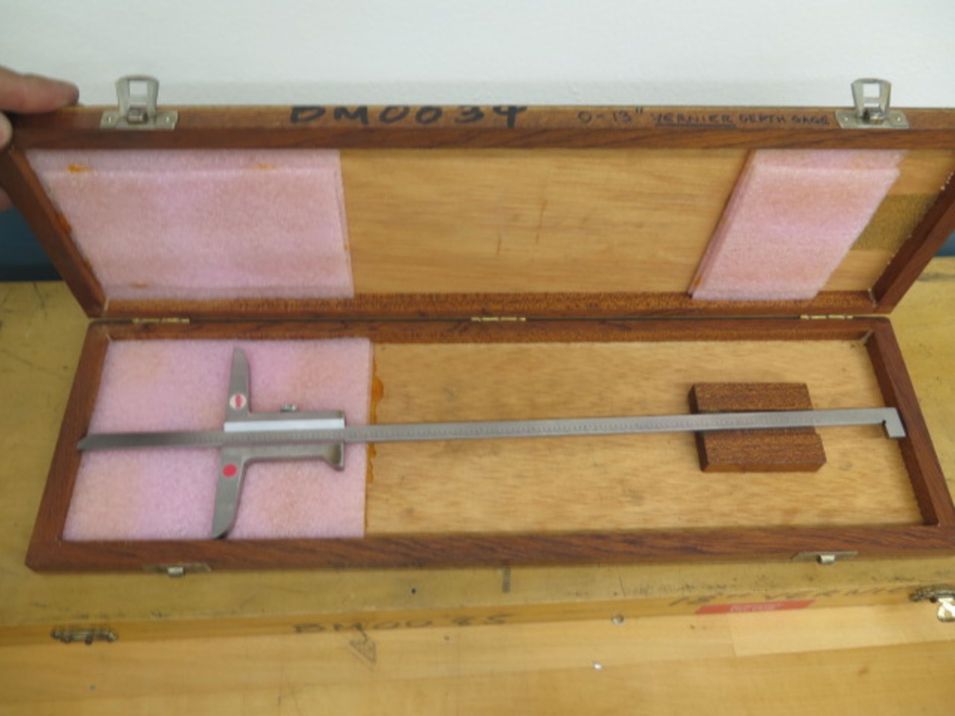 Draper 18” Vernier Caliper and Helios 13” Vernier Depth Gage - Image 2 of 3