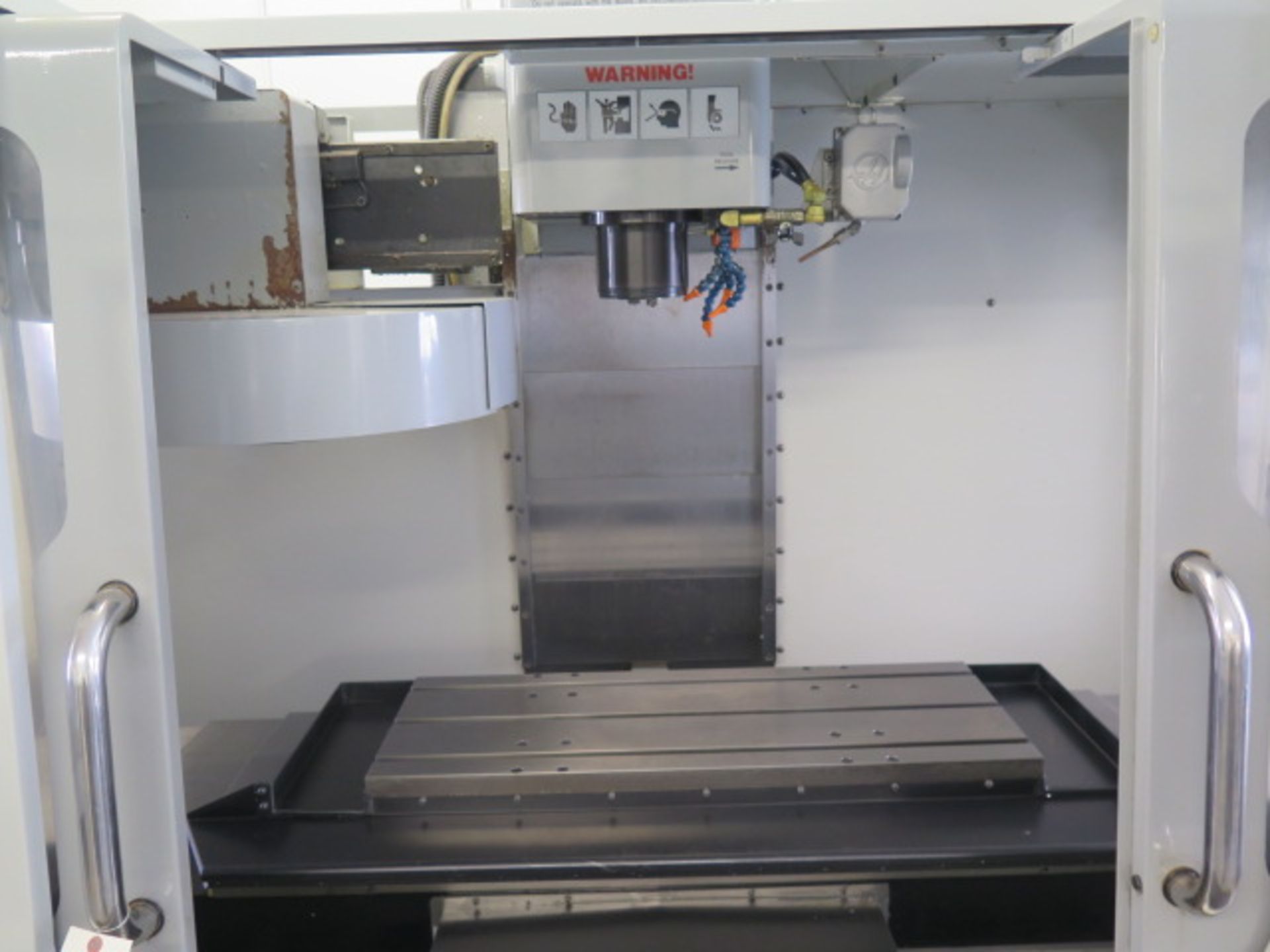 DEC 2007 Haas VF-2D 4-Axis CNC Vertical Machining Center s/n 1063552 w/ Haas Controls, 20-Station - Image 4 of 10