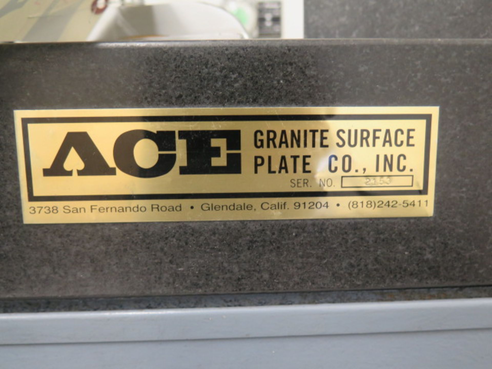 Ace 24” x 36” x 4” Granite Surface Plate w/ Stand - Image 2 of 3