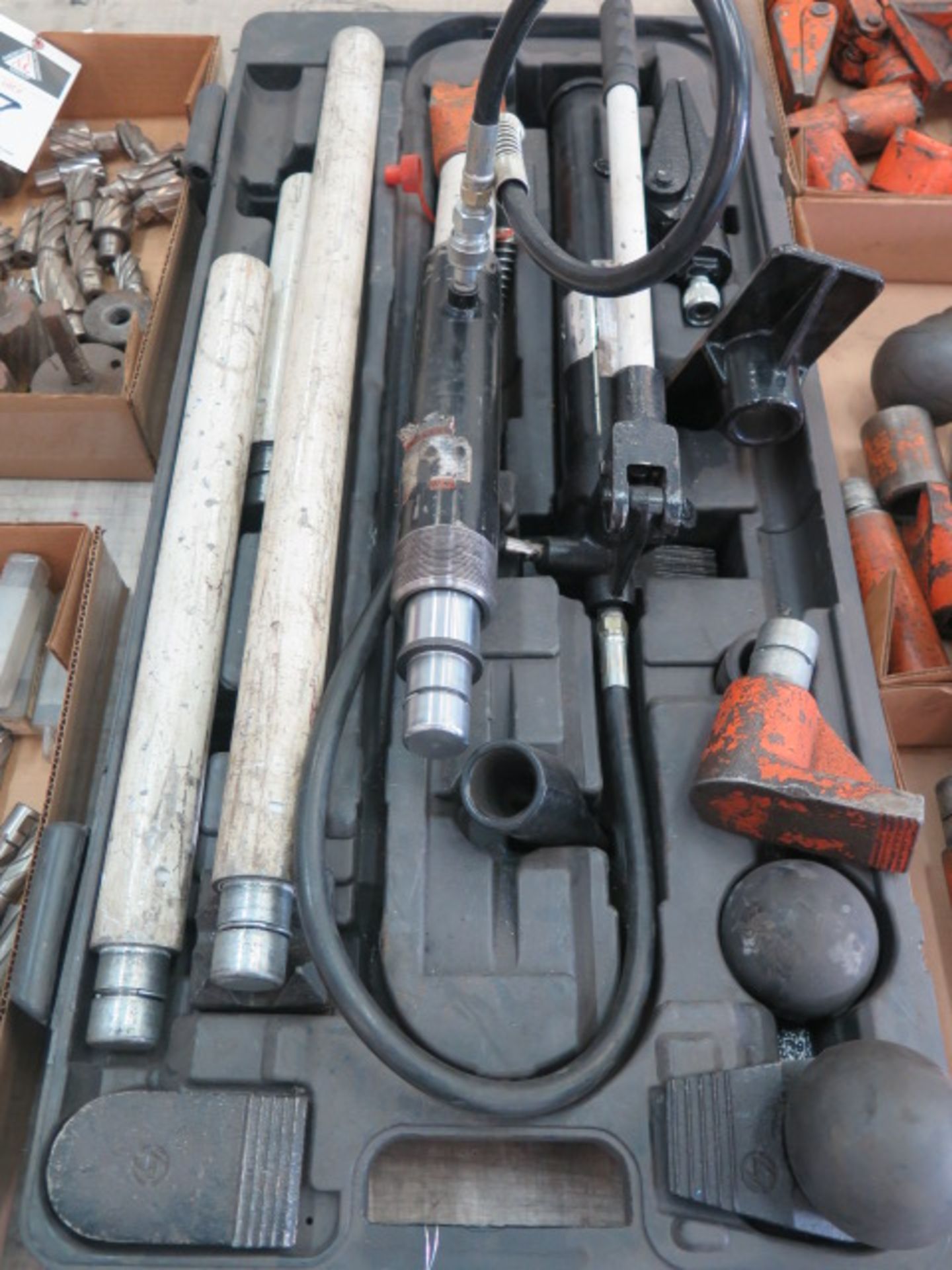 10 Ton Hydraulic Ram Set - Image 2 of 2