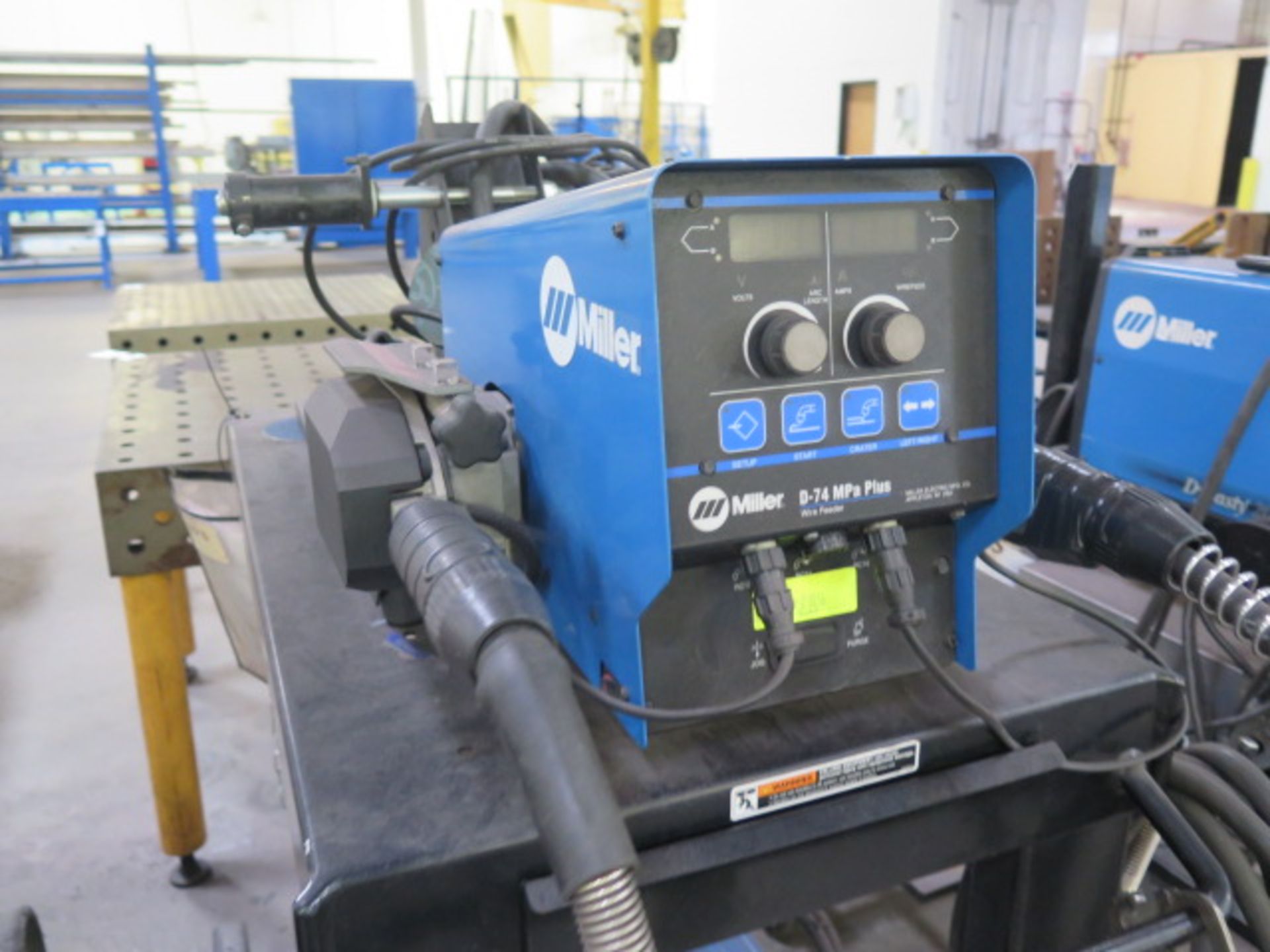 Miller Invision 352 MPa Auto-Line Series Arc Welding Power Source s/n MC220584U w/ Miller D-74 MPa - Image 5 of 7