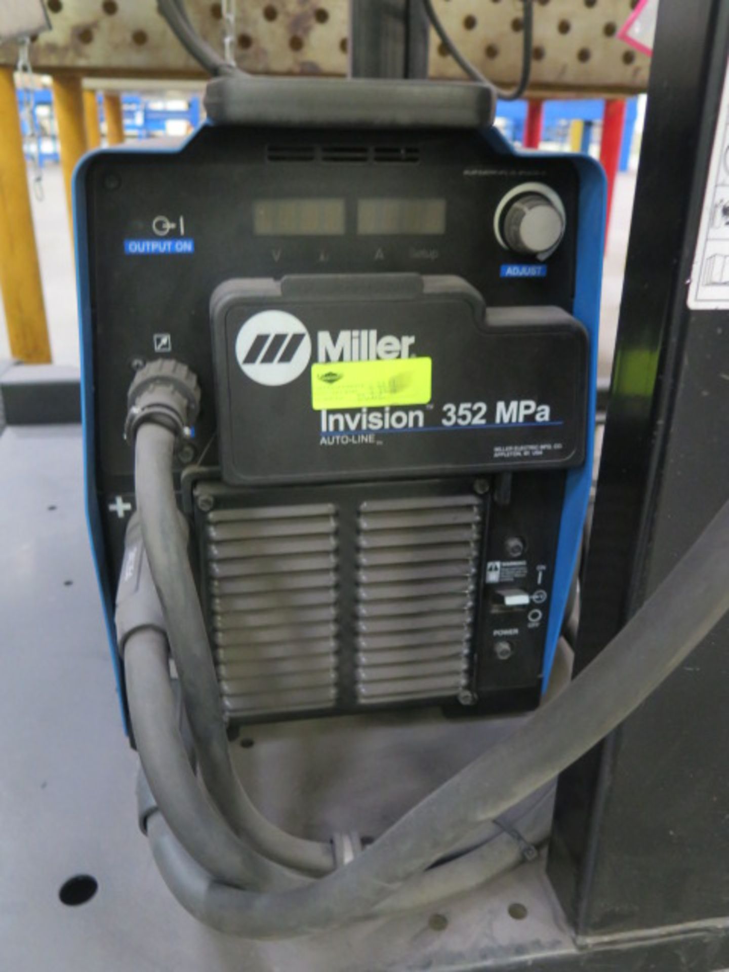 Miller Invision 352 MPa Auto-Line Series Arc Welding Power Source s/n MC220584U w/ Miller D-74 MPa - Image 3 of 7