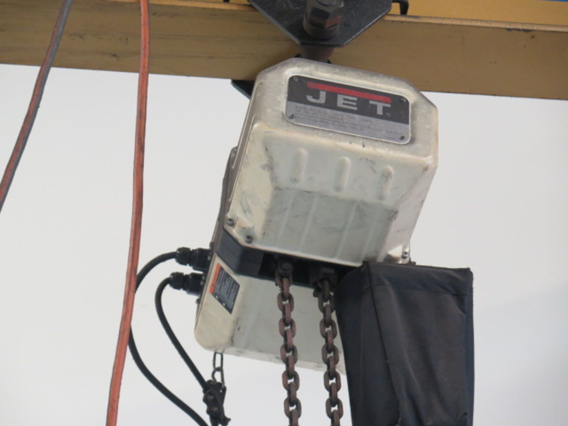 Contrx Crane 2-Ton Cap Floor Mounted Jib Crane w/ Jet 2-Ton Electric Hoist - Image 4 of 6
