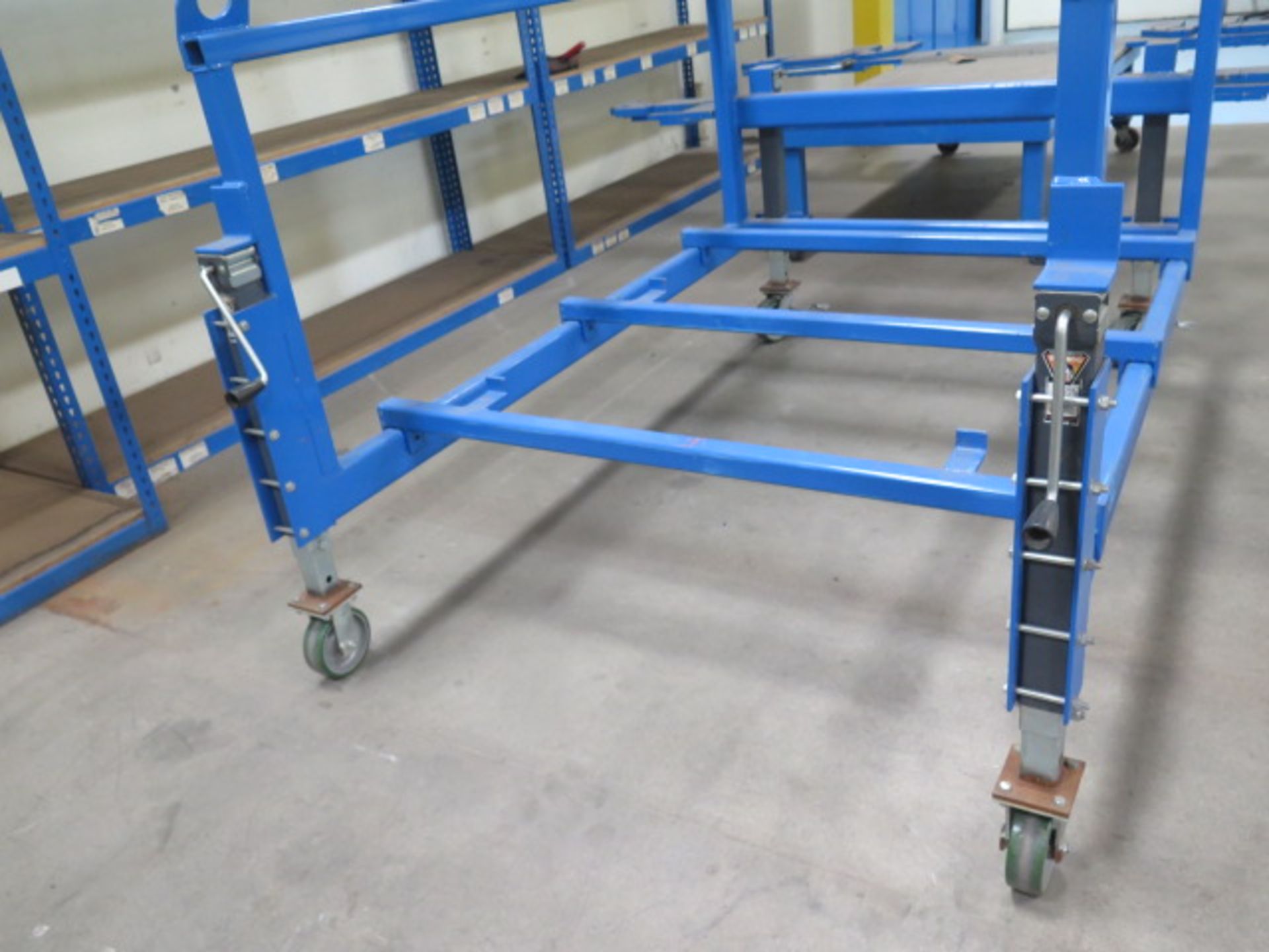 Custom Steel Cart w/ Elevating Castors - Image 2 of 3