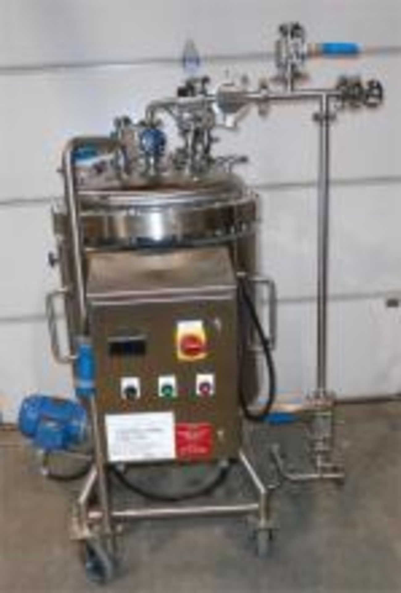 Highland 200 Litre Stainless Steel Steam Jacketed Processor with mixer. Serial #76768. CRN #
