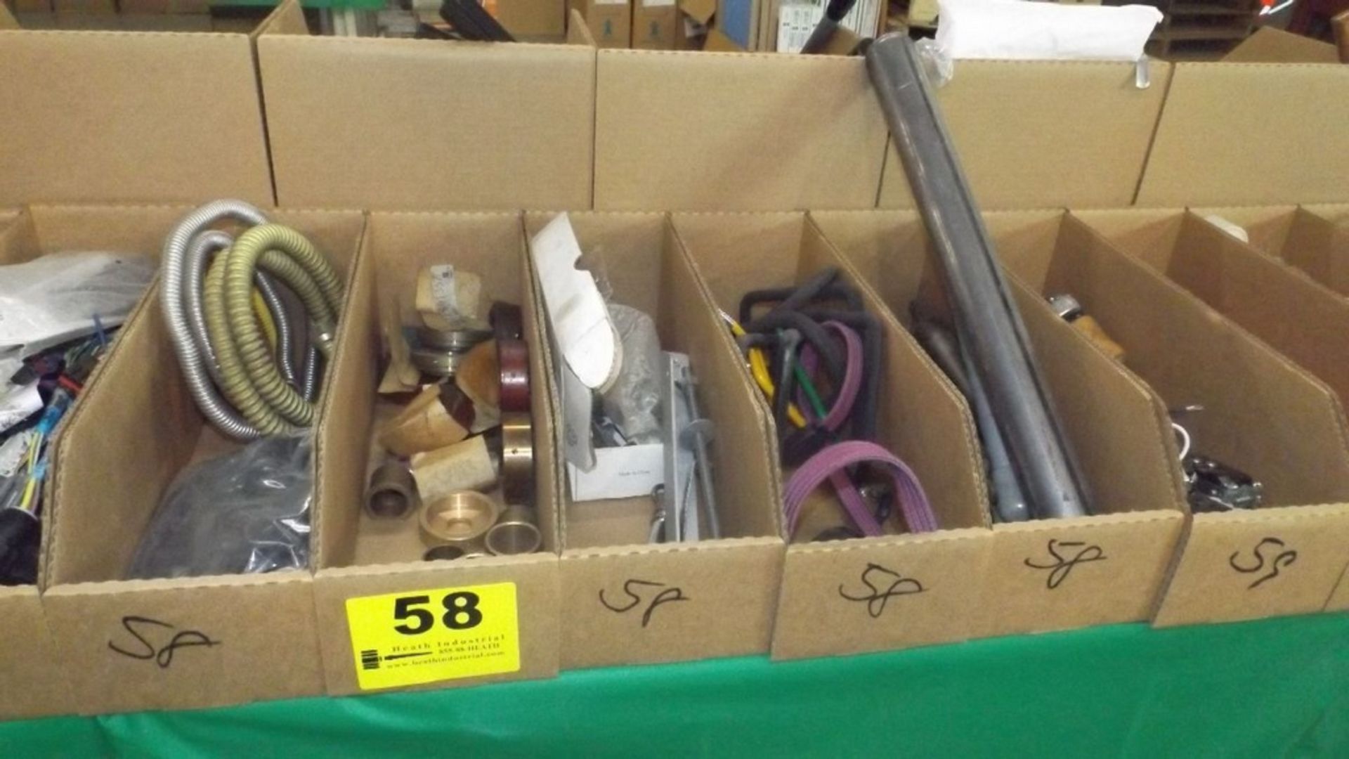 BOXES OF HARDWARE, BRASS FITTINGS, GAS HOSES, WIRING HARNESSES, HANGES AND DOOR CLOSERS - Image 3 of 3