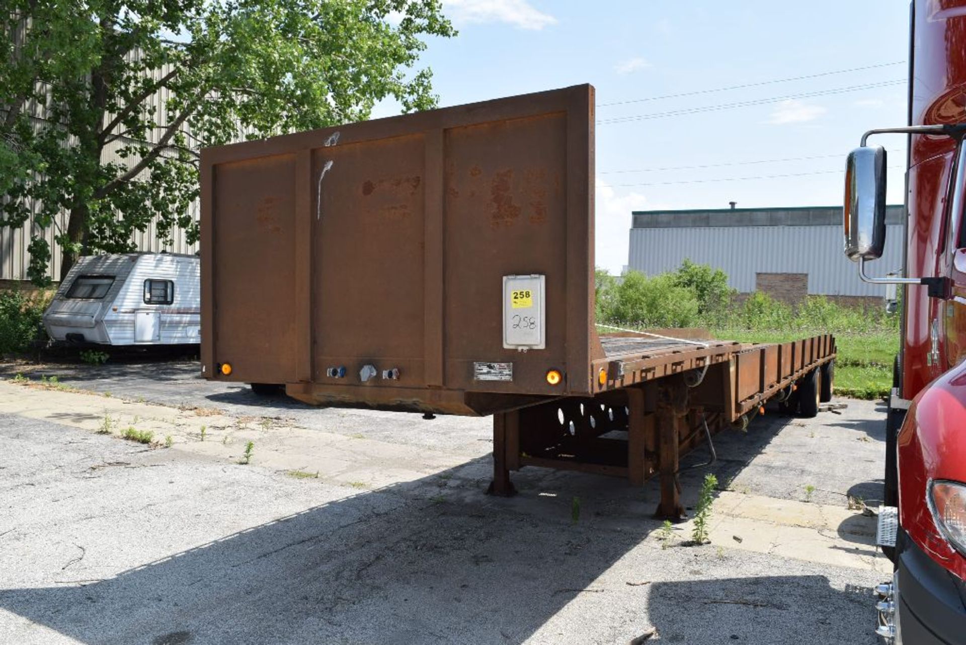 TALBERT 48' TSDW1401FWT1 T/A CUSTOM HI-BOY TRAILER VIN: 40FL04829W1016577 (1998) HEAVY-DUTY DECK