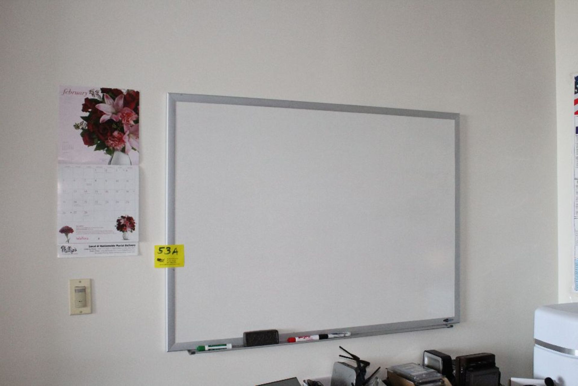 QUARTET WALL MOUNTED WHITE BOARD - 48" X 34"