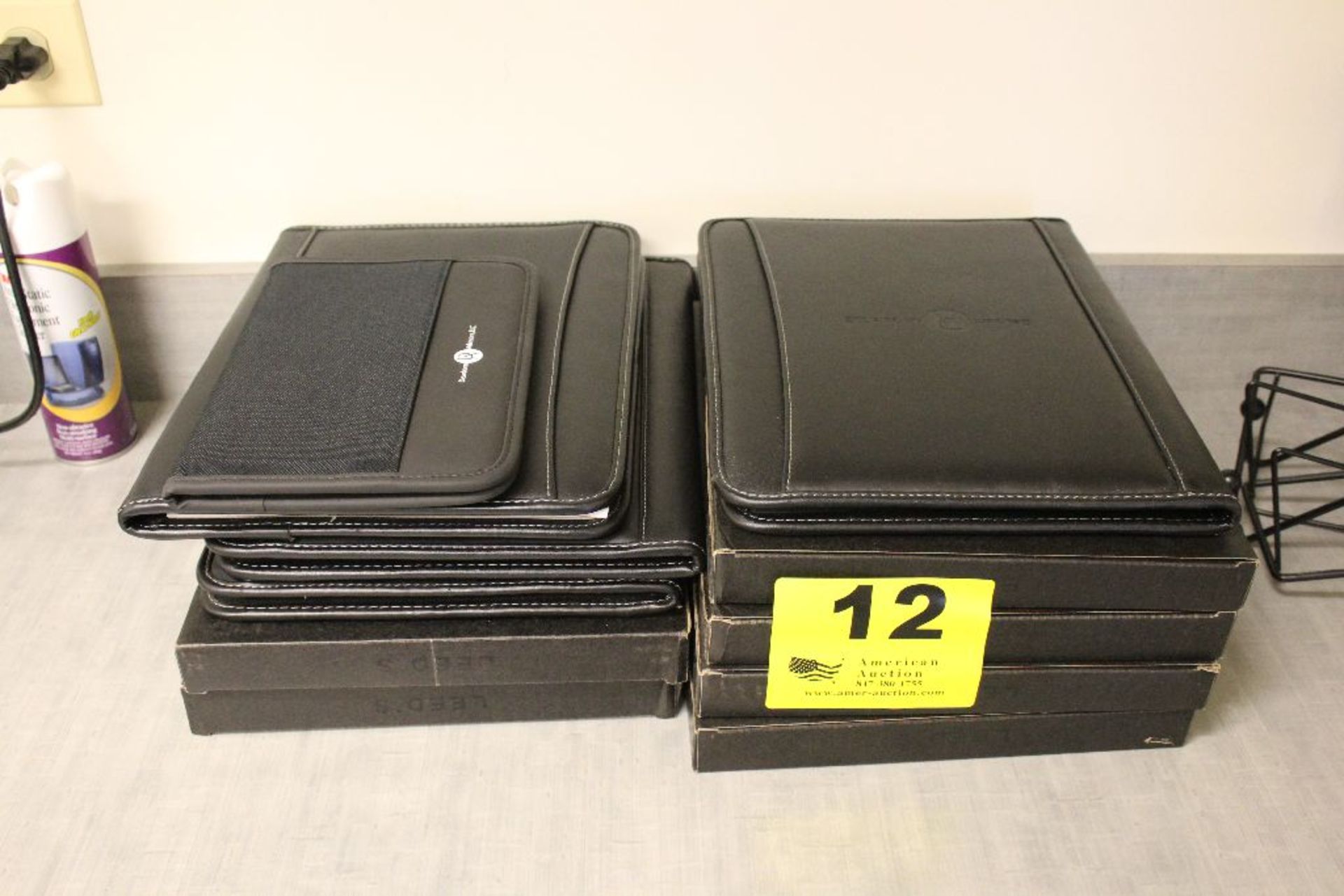 LARGE QUANTITY LEATHER BINDERS