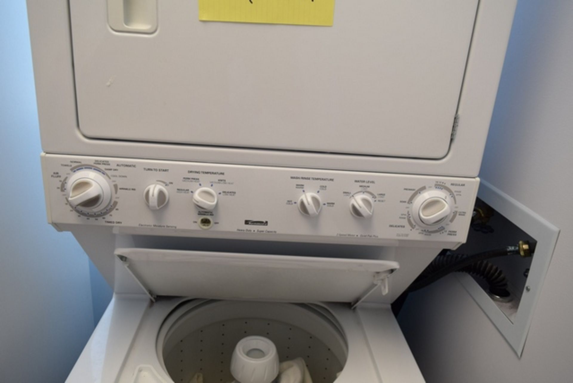 KENMORE MODEL 417.94802301 STACKED WASHER DRYER - Image 4 of 4