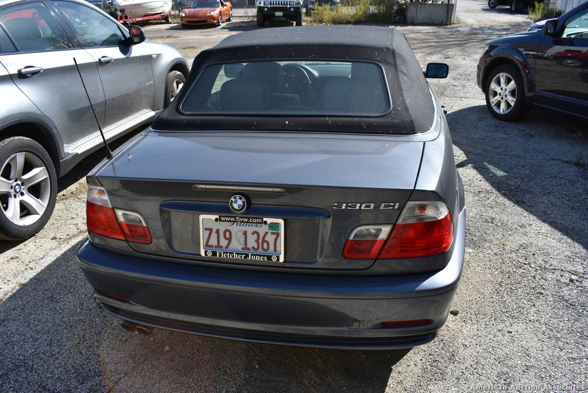 BMW 330CI TWO DOOR CONVERTIBLE COUPE VIN: WBABS53432JU95836 (2002) V-6, A/T, CONVERTIBLE TOP, - Image 5 of 6