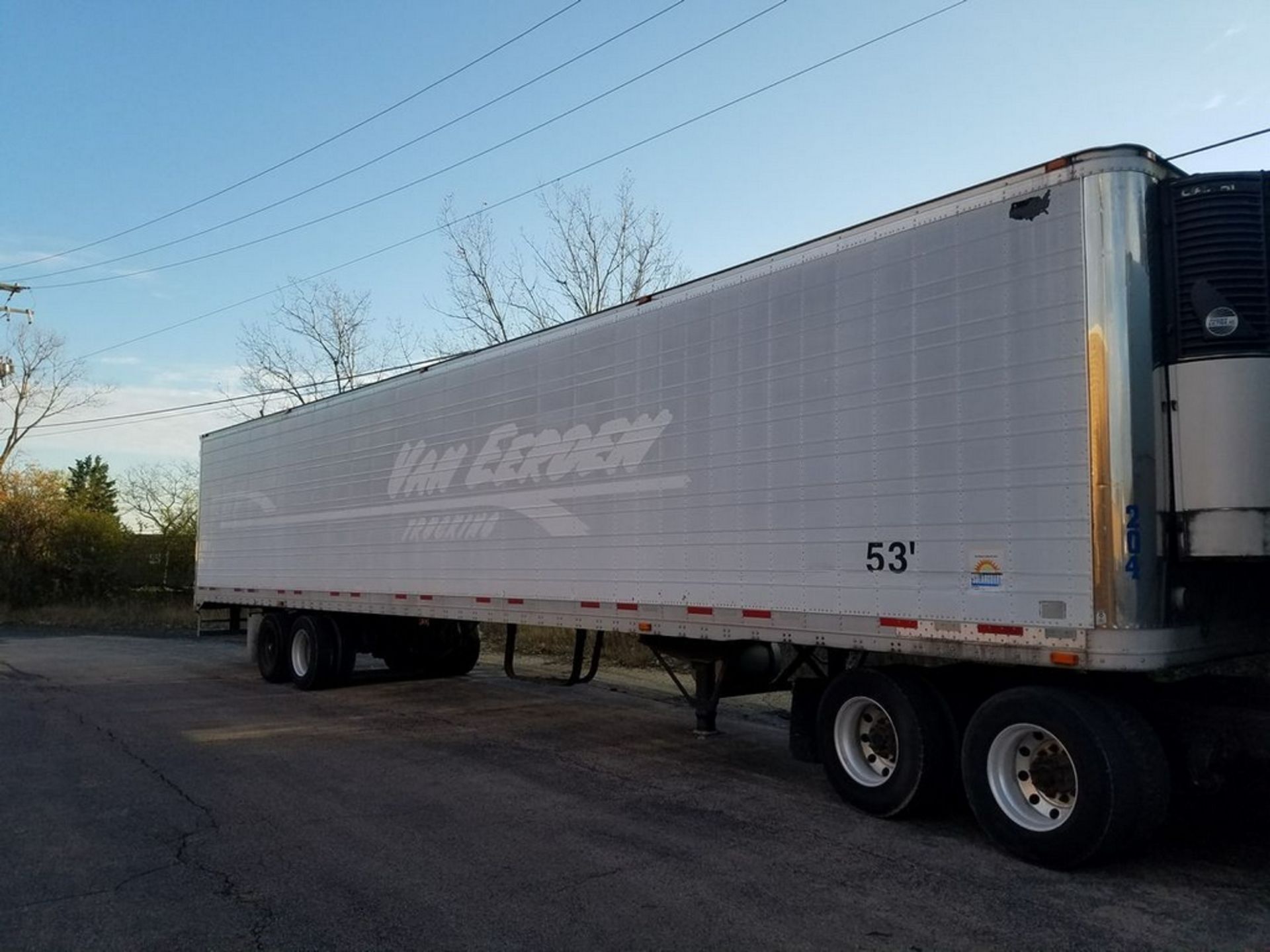 2000 WABASH 53' ALUMINUM T/A REEFER TRAILER