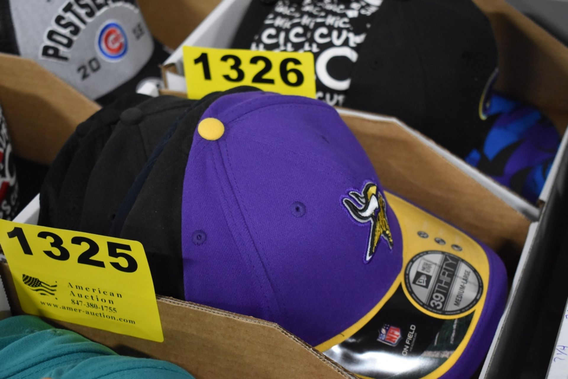 (6) ASSORTED NFL HATS IN VARIOUS SIZES