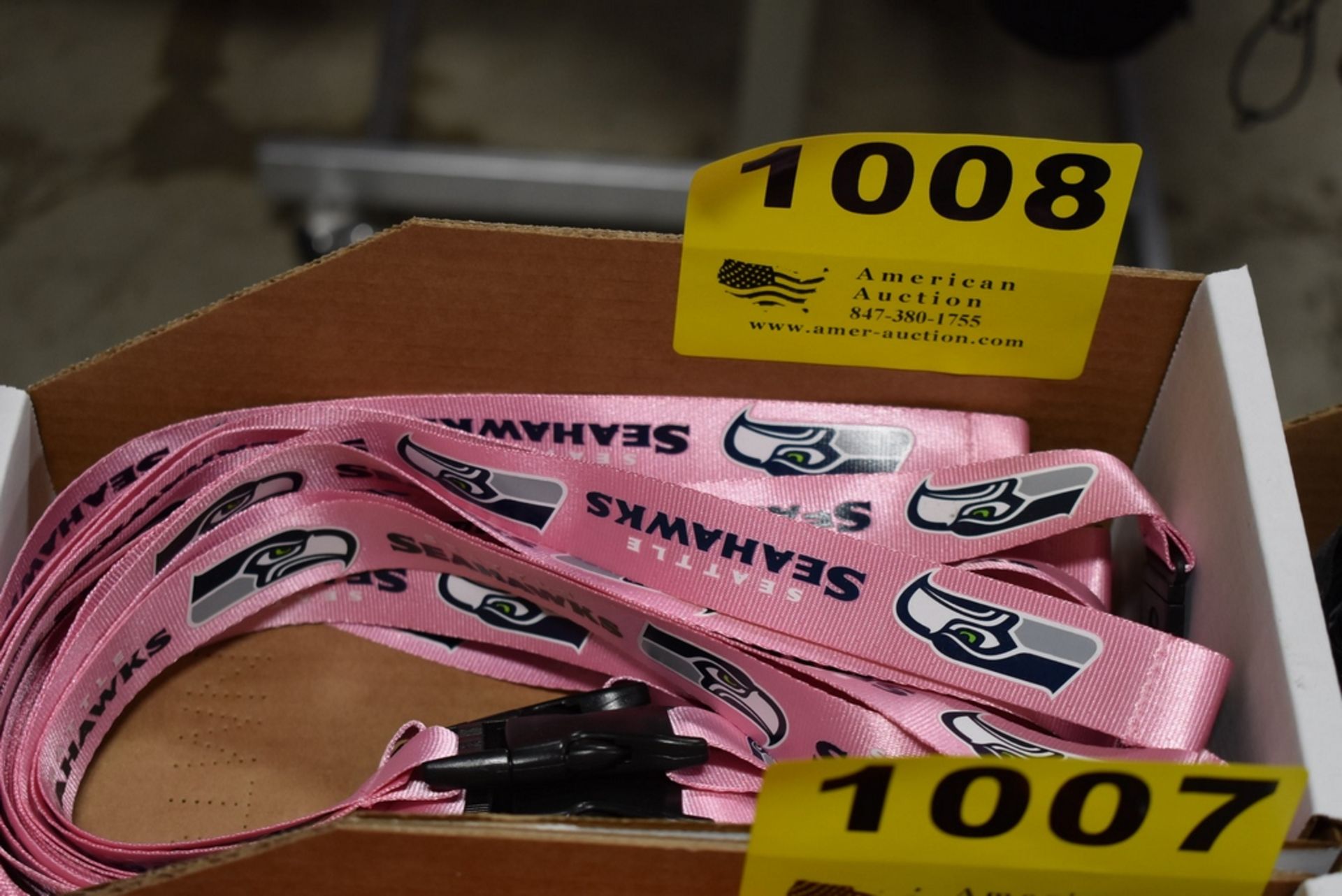 SEATTLE SEAHAWKS PINK LANYARDS