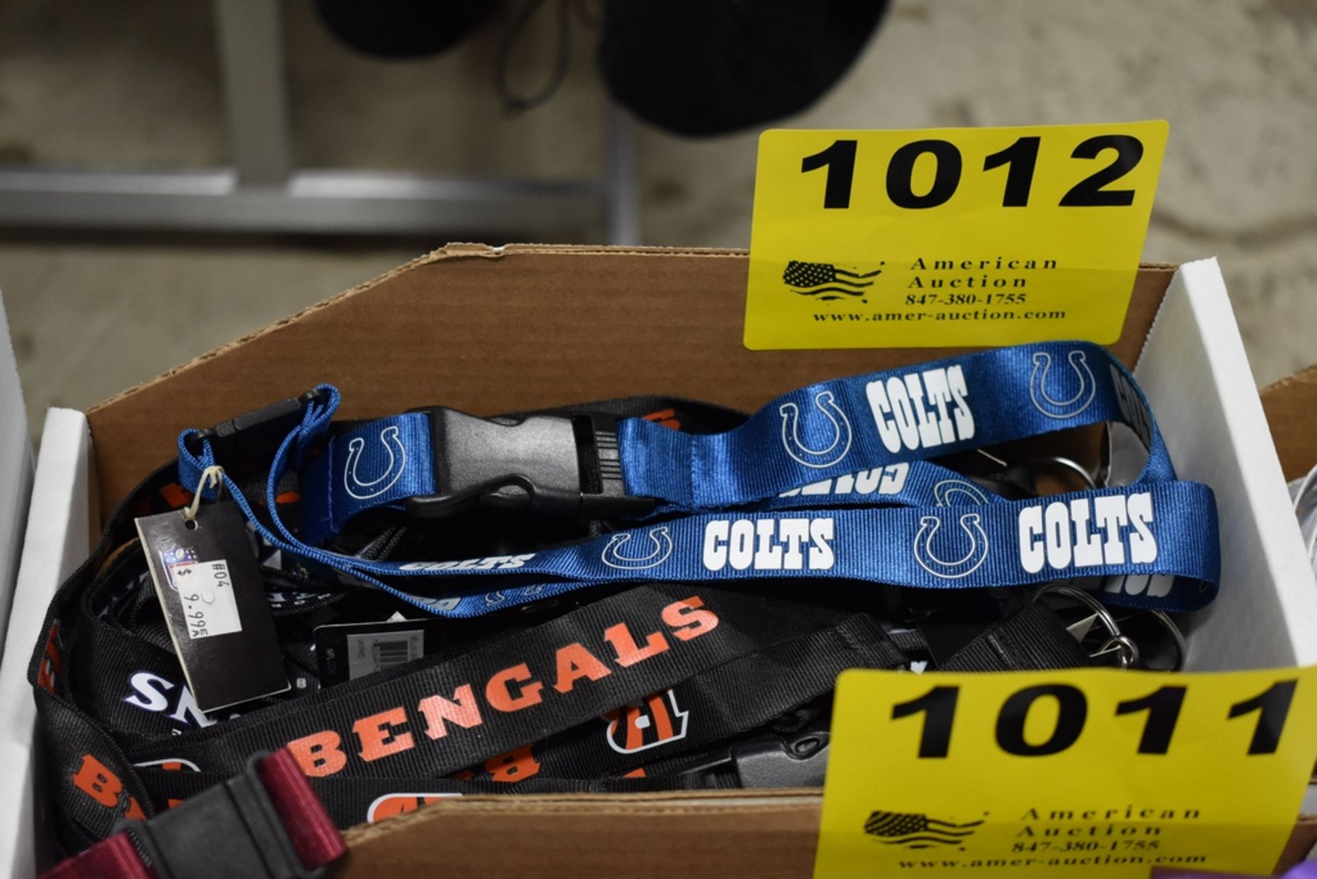 INDIANAPOLIS COLTS AND CINCINNATI BENGALS LANYARDS