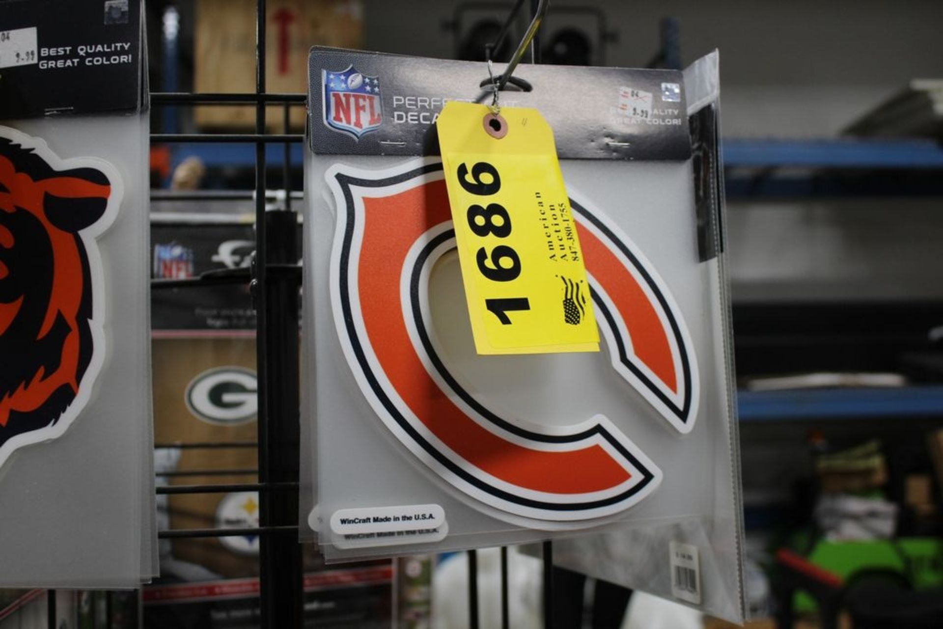 (11) CHICAGO BEARS WINDOW DECALS