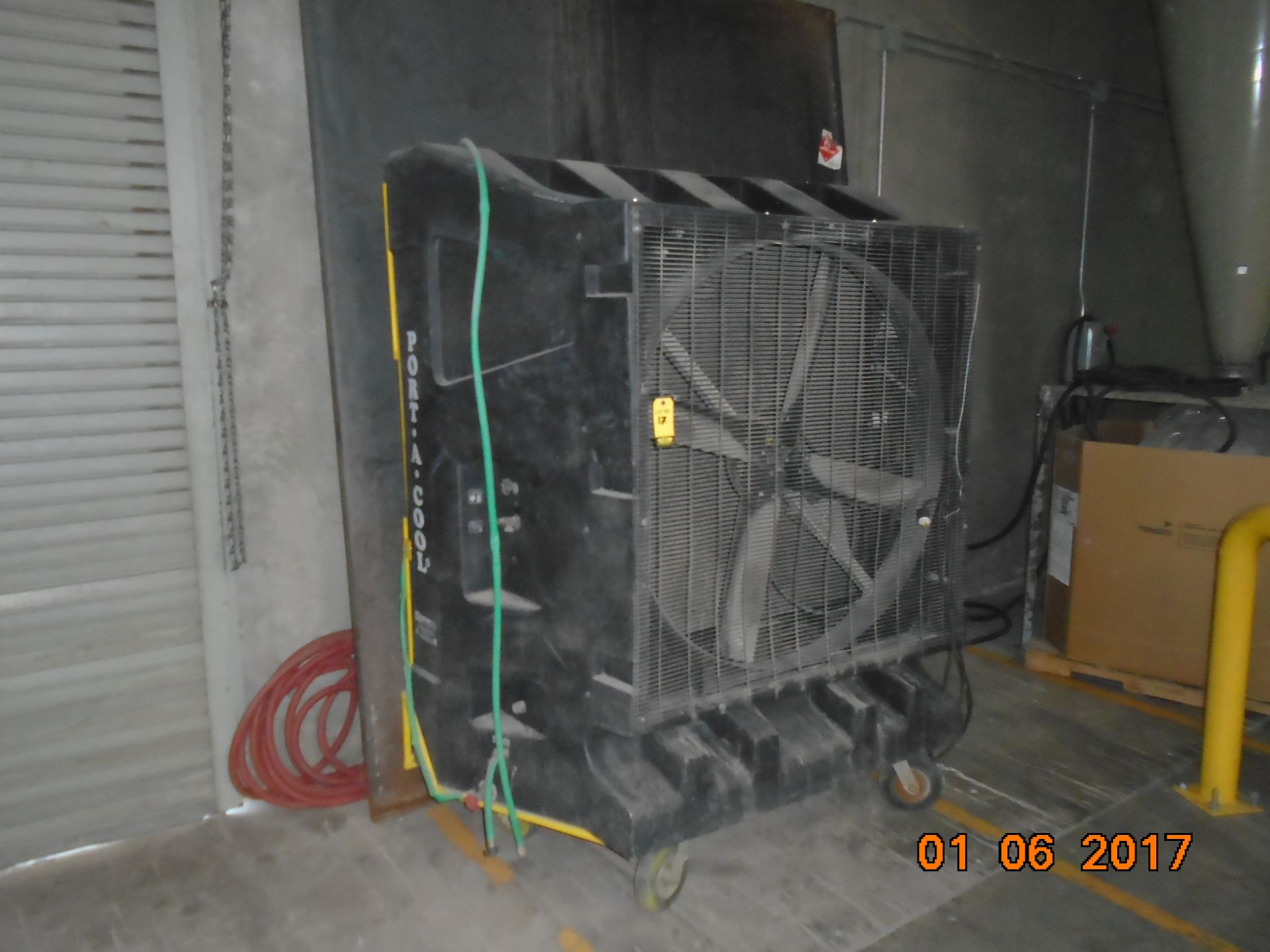 48" 2-Speed PORT-A-COOL EVAPORATIVE COOLER Model# PAC2K482S WITH CUSTOM SUPPORT STAND - SLOTS FOR 20 - Image 3 of 5
