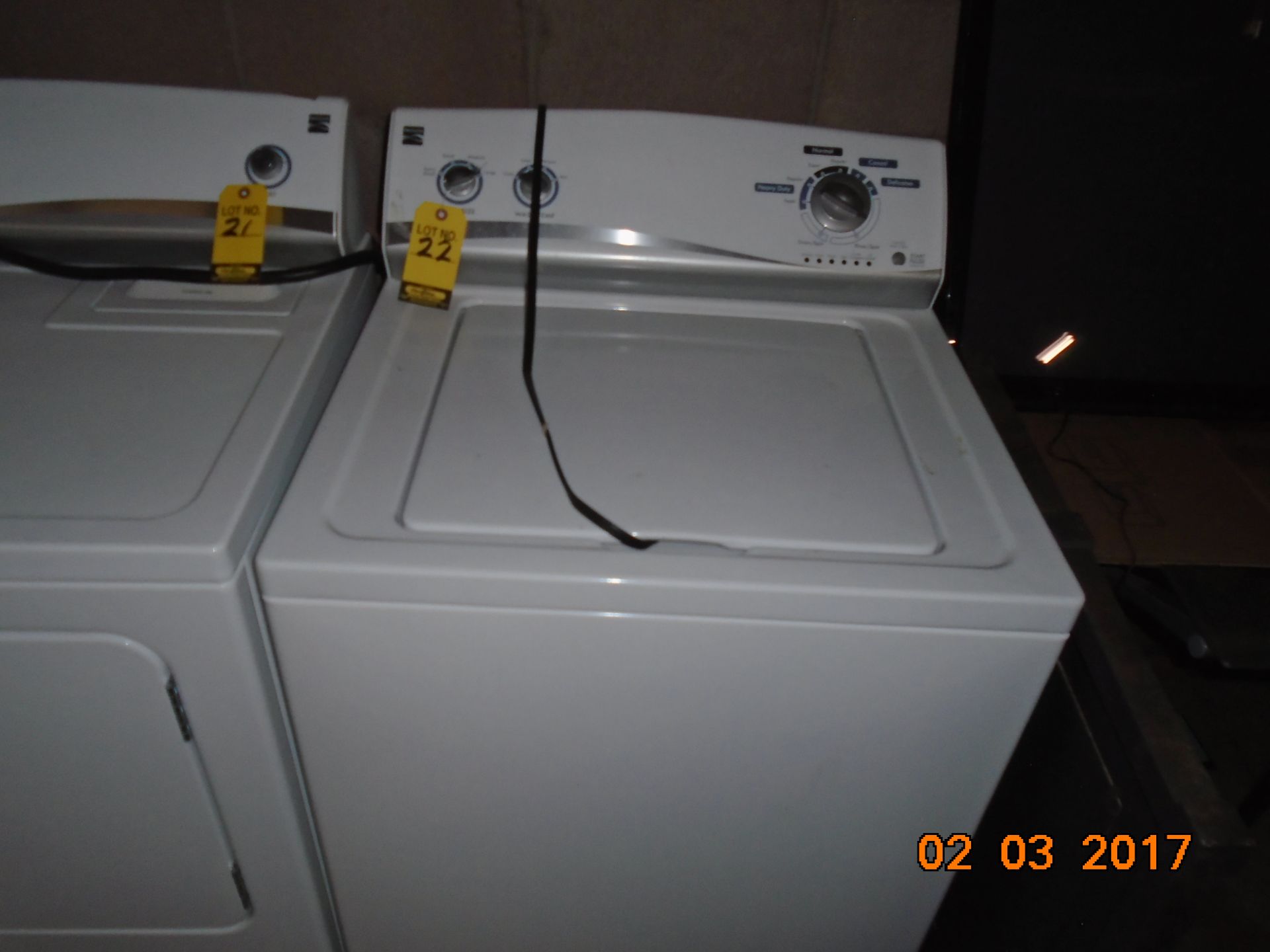 KENMORE WASHING MACHINE