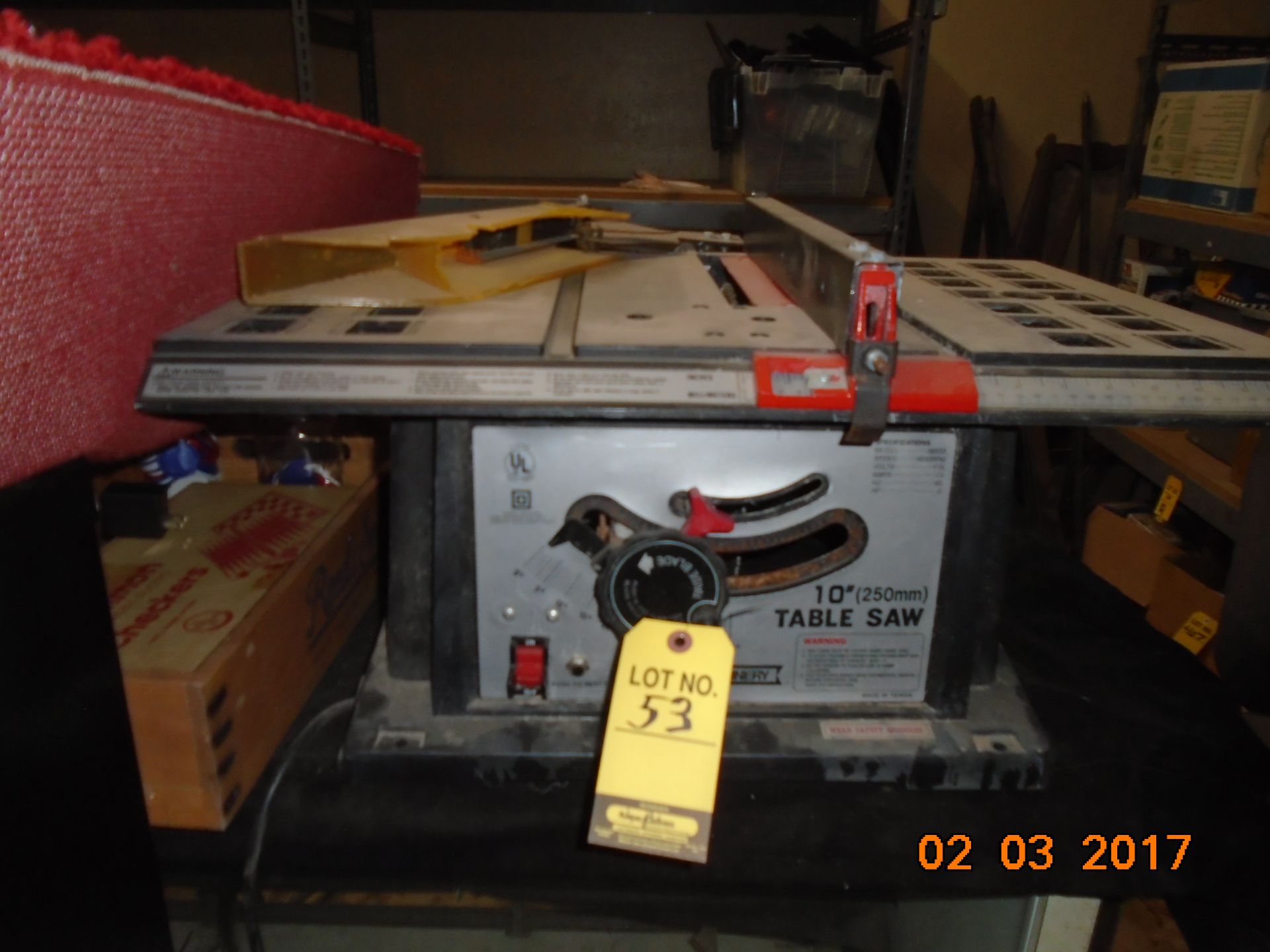 CENTRAL 10" TABLE SAW