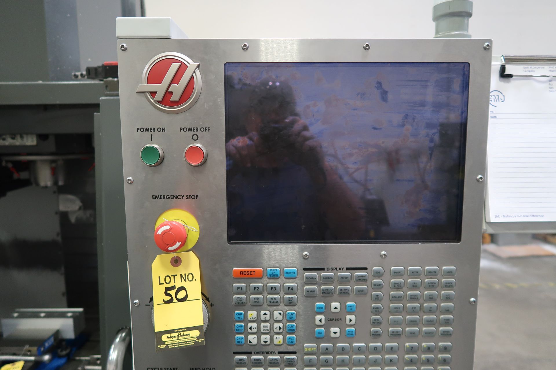 2014 HAAS VF-2SS CNC VERTICAL MACHINING CENTER, 4TH AXIS READY, CHIP AUGER, PROGRAMMABLE COOLANT, 24 - Image 2 of 9
