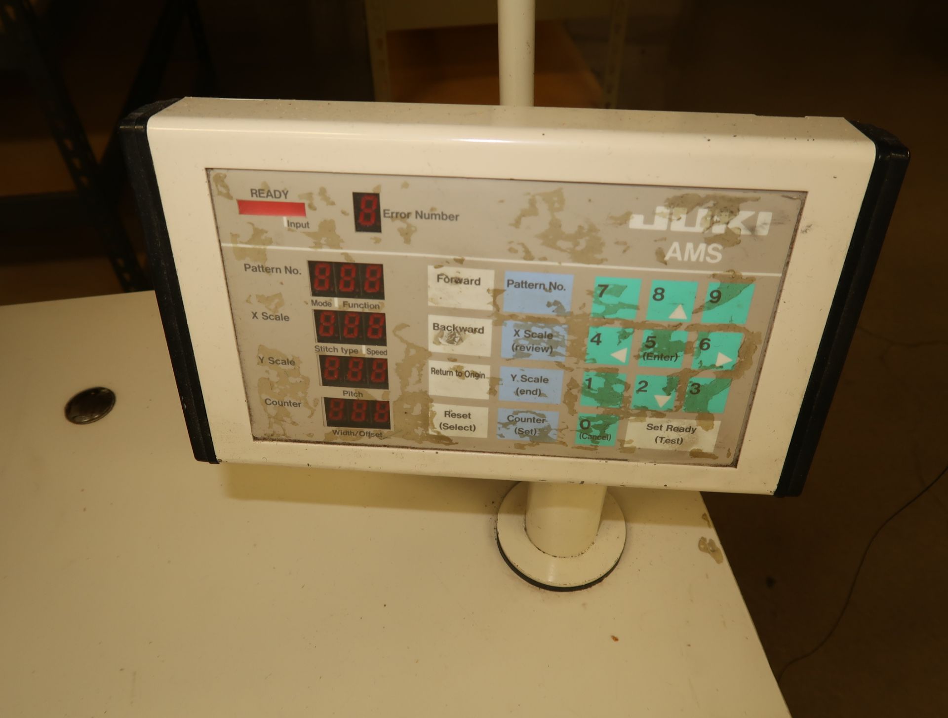 JUKI AMS-212C PROGRAMMABLE TACKER W/STAND, SN: AMSVC10352 - Image 2 of 6