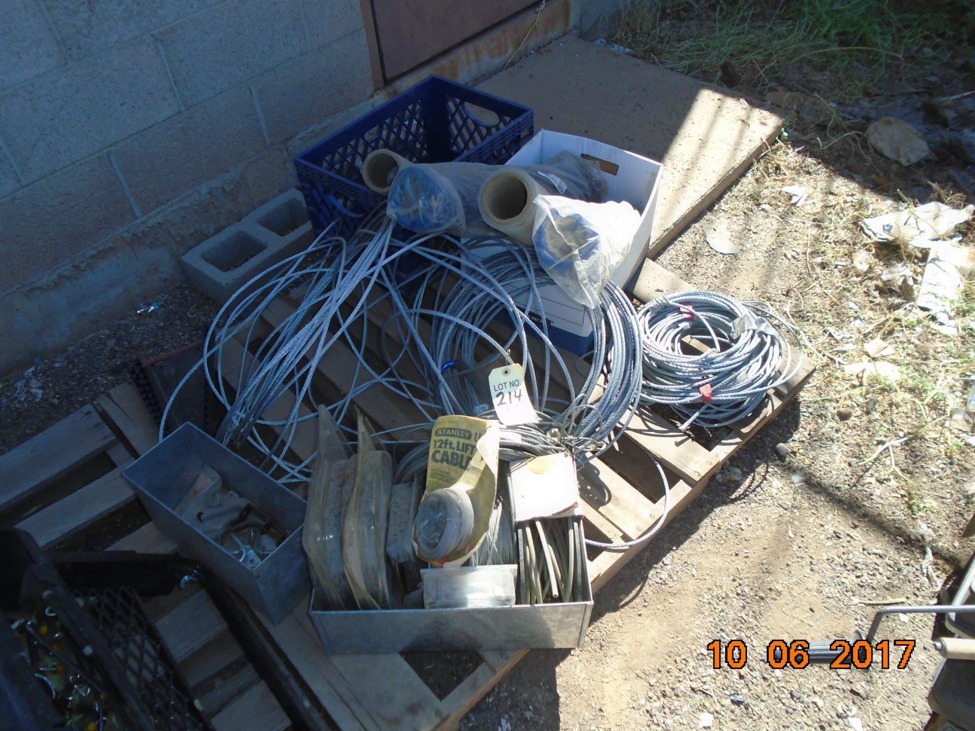 LOT CABLE, WIRE ROPE