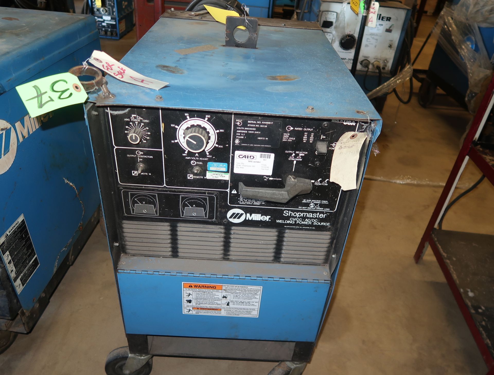 MILLER SHOP MASTER AC/DC WELDER - Image 2 of 3