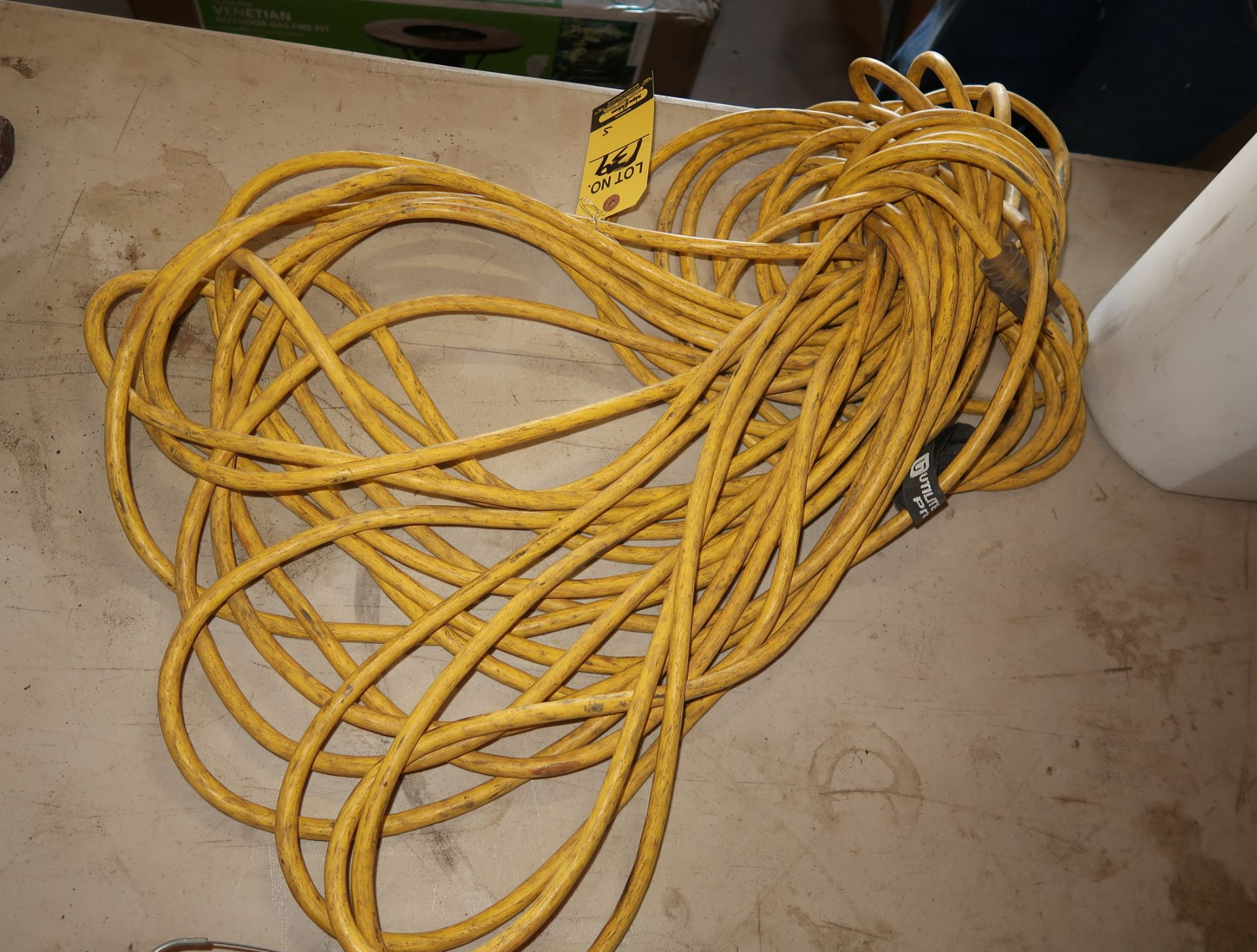 EXTENTION CORD YELLOW