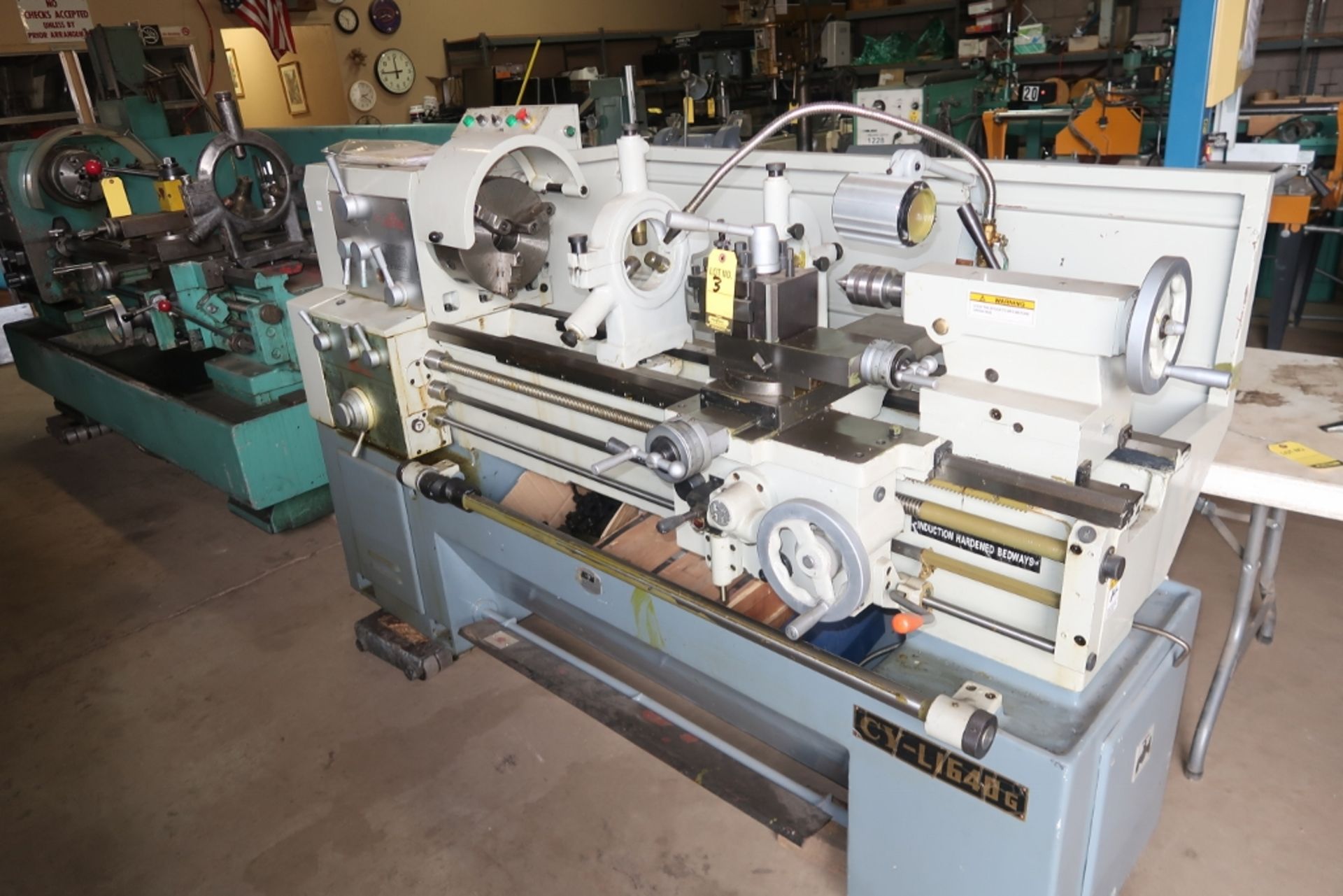 YUNNAN CY-L1640G LATHE W/ 3 JAW CHUCK 60" BED - Image 10 of 10