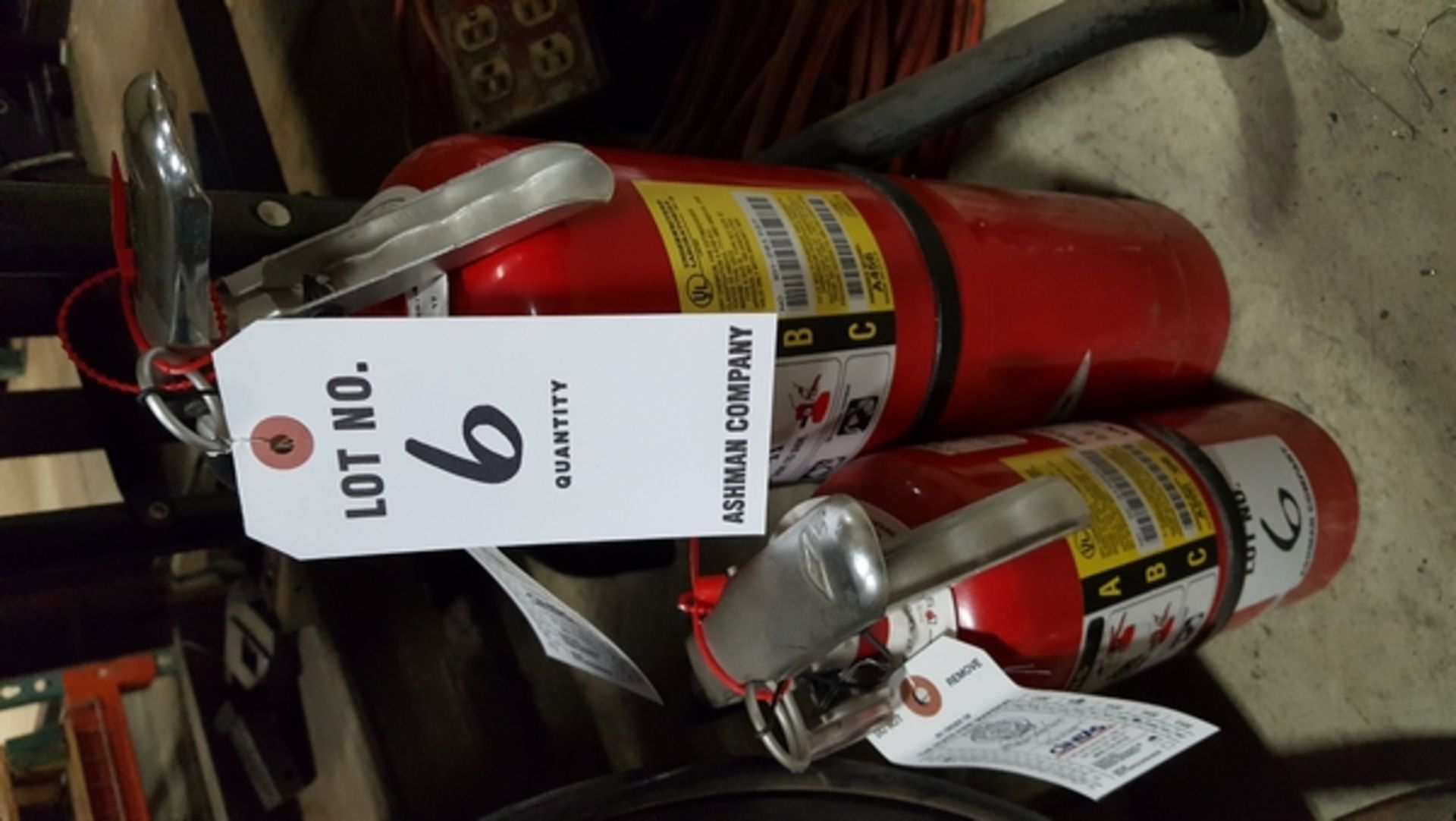 (2) FIRE EXSTINGUISHERS