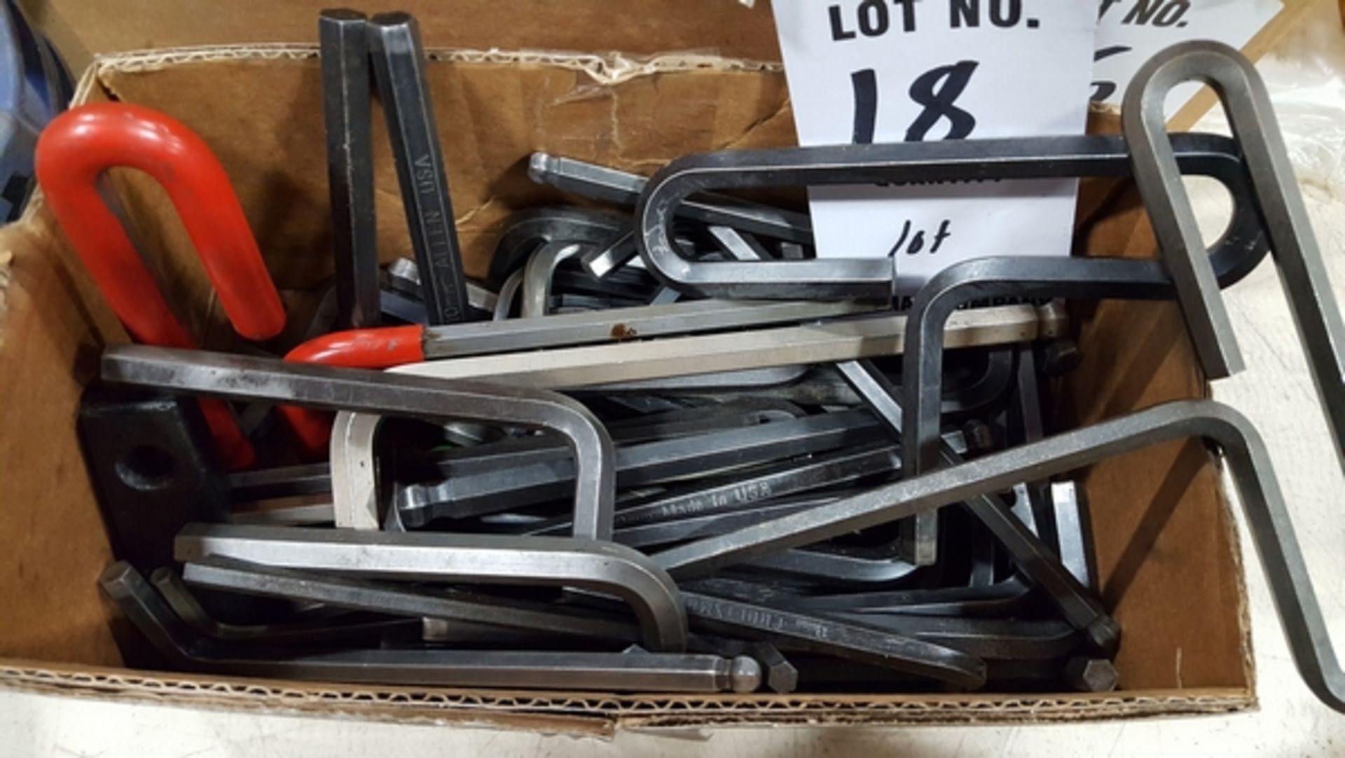 ASSORTED LARGE ALLEN WRENCHES