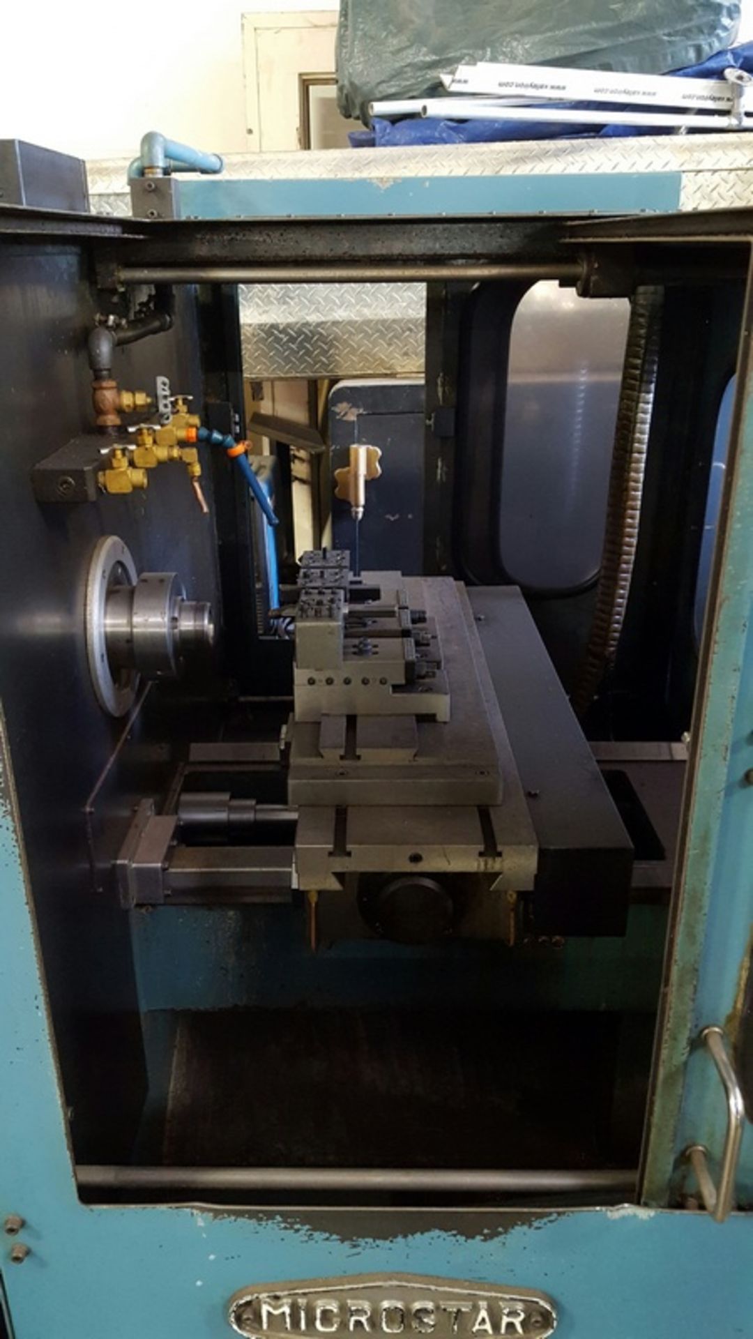 YUASA MDL# MICRO-STAR 10 CNC LATHE, FANUC SYSTEM 6T ENC CONTROL 5-C SPINDLE, 9''x 32'' T-SLOT WORK - Image 2 of 2