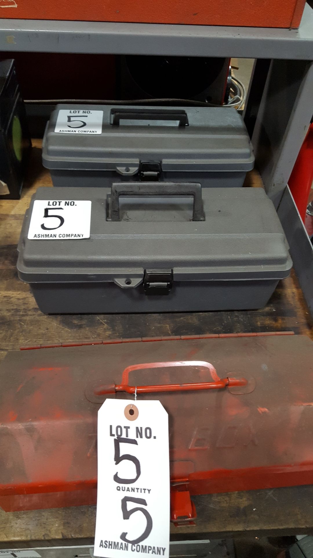 ASSORTED TOOL BOXES