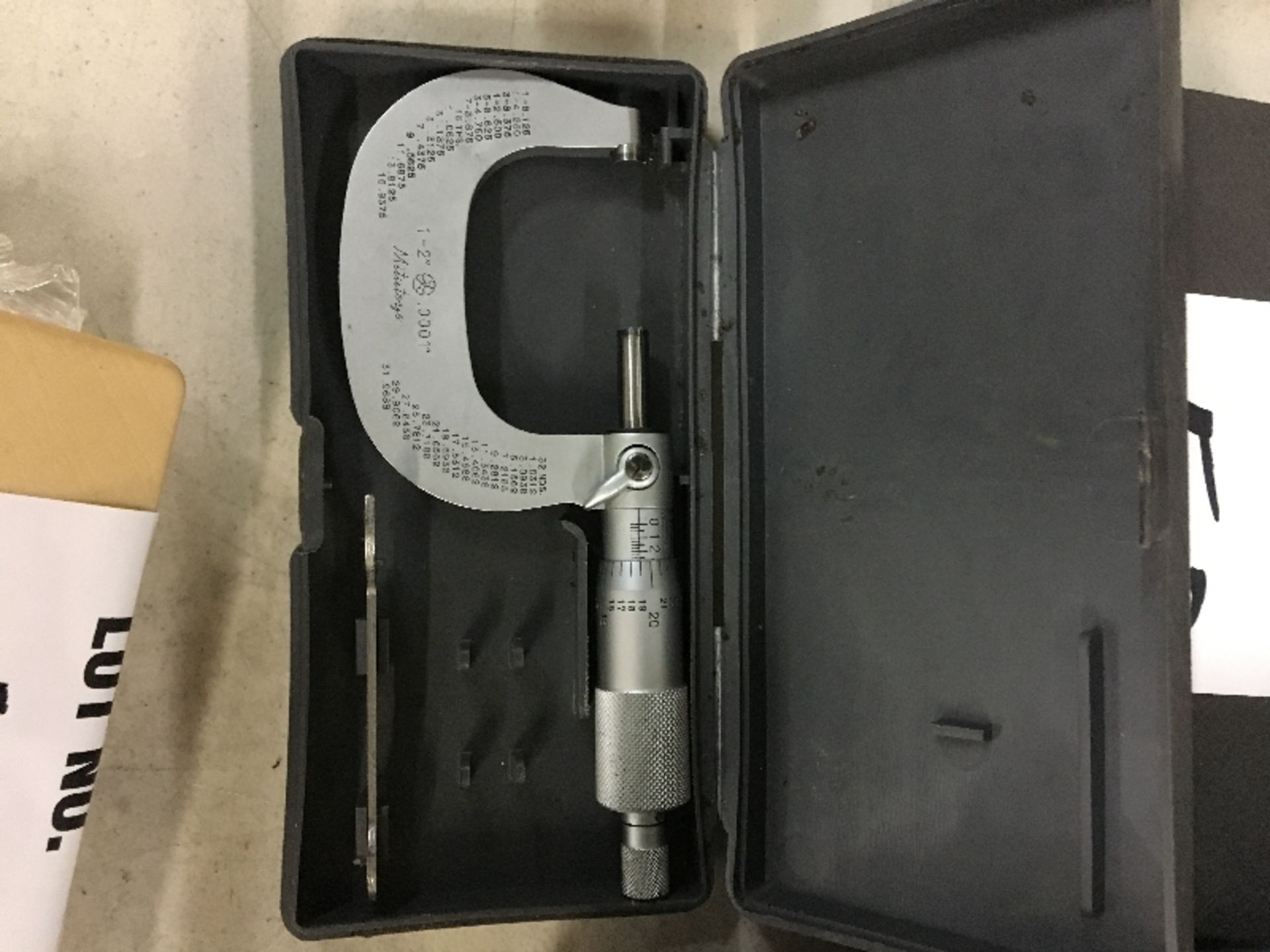 MITUTOYO 1-2'' OUTSIDE MICROMETER