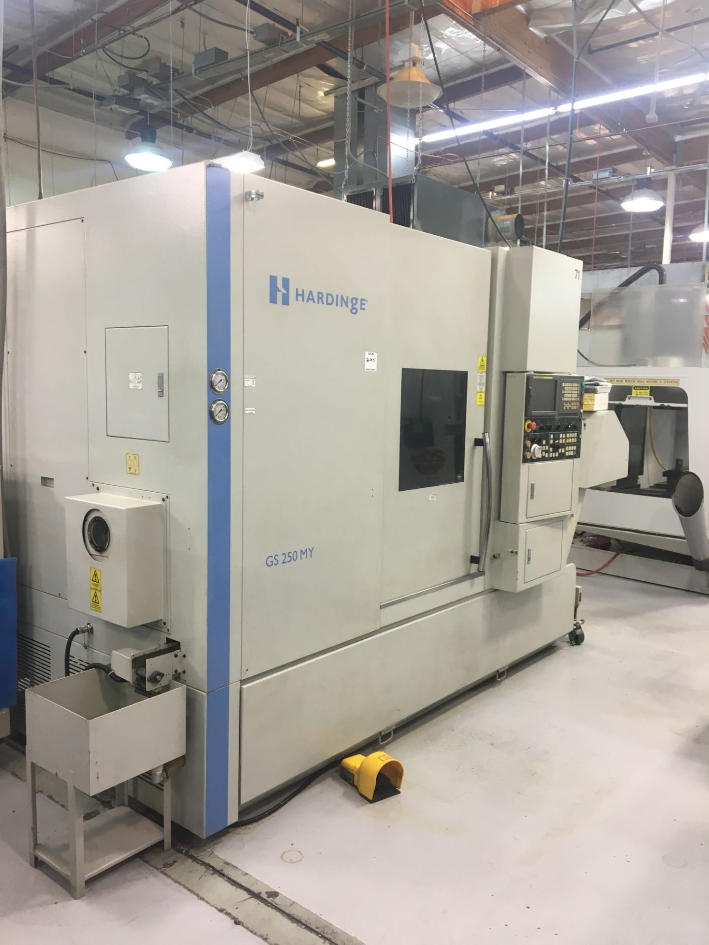 2008 HARDINGE GS250MY CNC LATHE- FANUC 18I-TB CONTROLS, TAILSTOCK, PARTS CATCHER, LT, Y-AXIS, HIGH