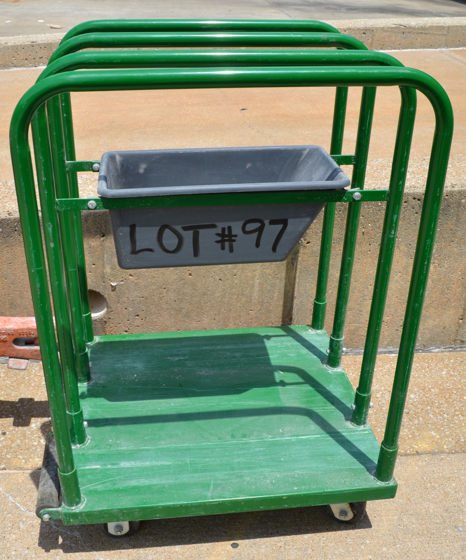 Green Material Handling Cart