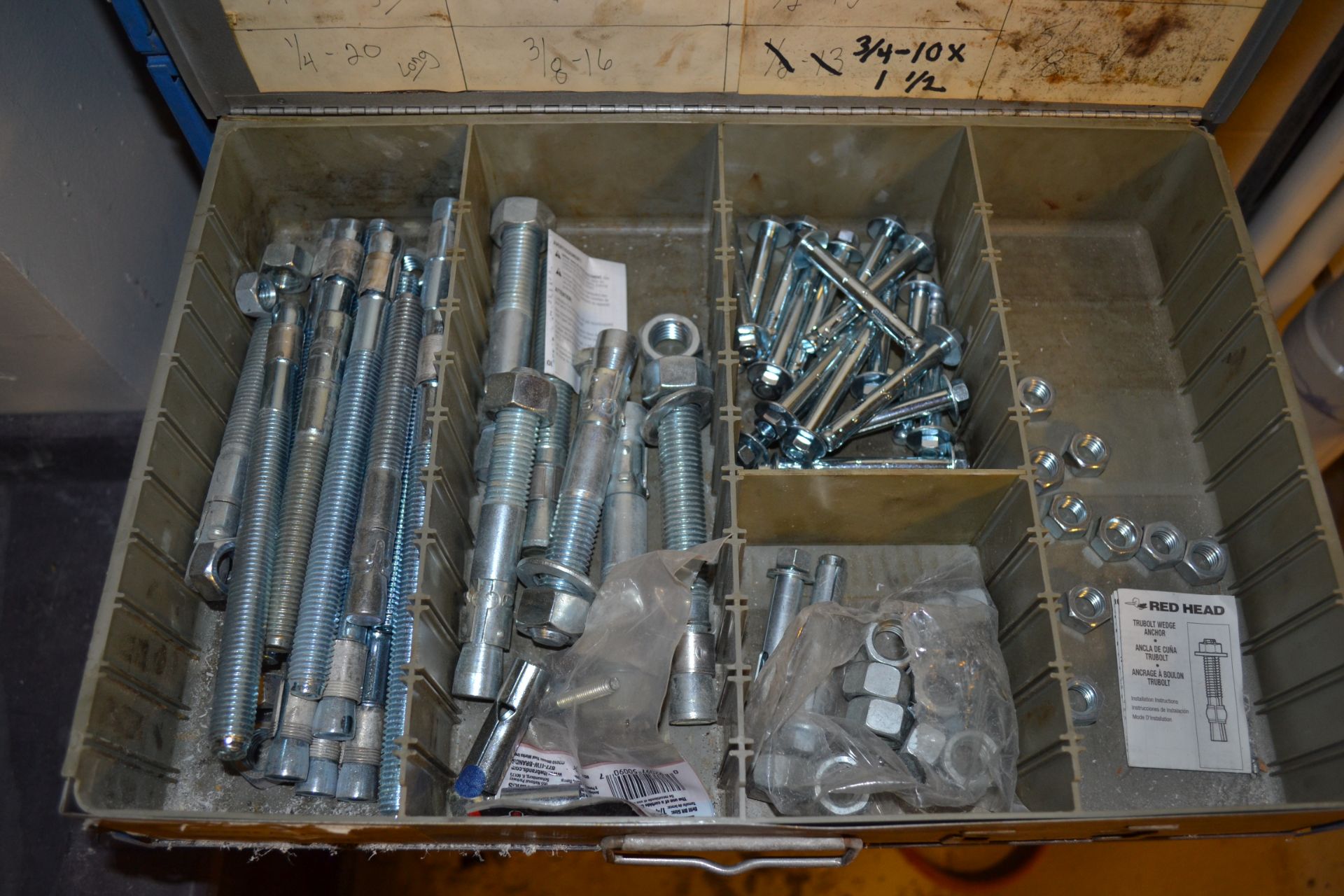 Fastenal Parts Cabinet With Contents - Image 6 of 12