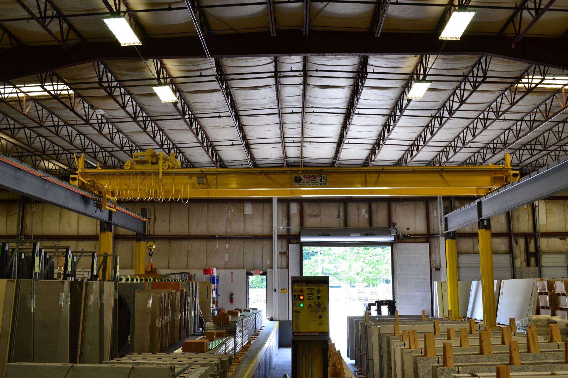 7½-Ton Bridge Crane w/Wrighton 7½-Ton Crane - Image 2 of 8