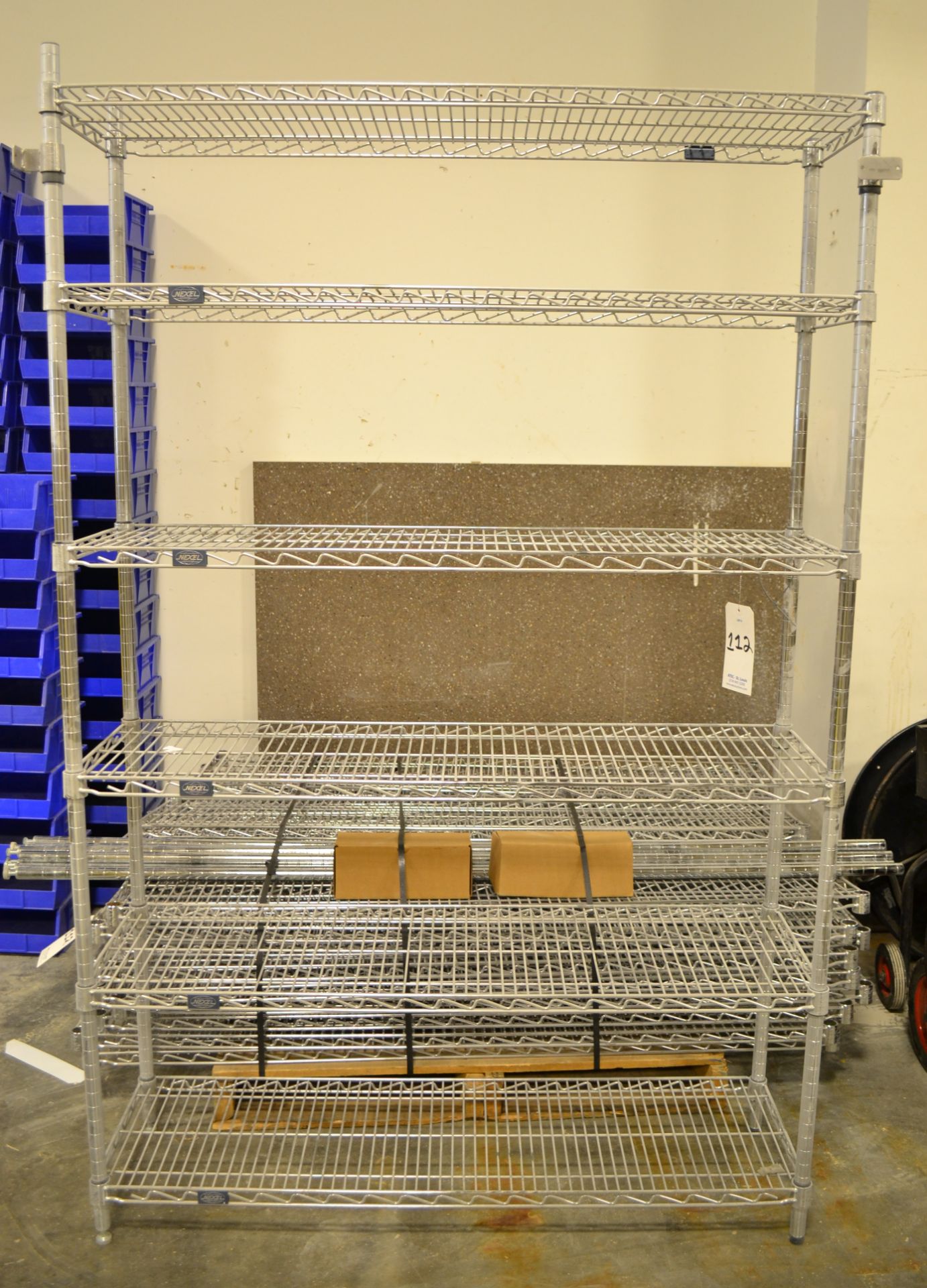 Lot of Light Duty Wire Shelving